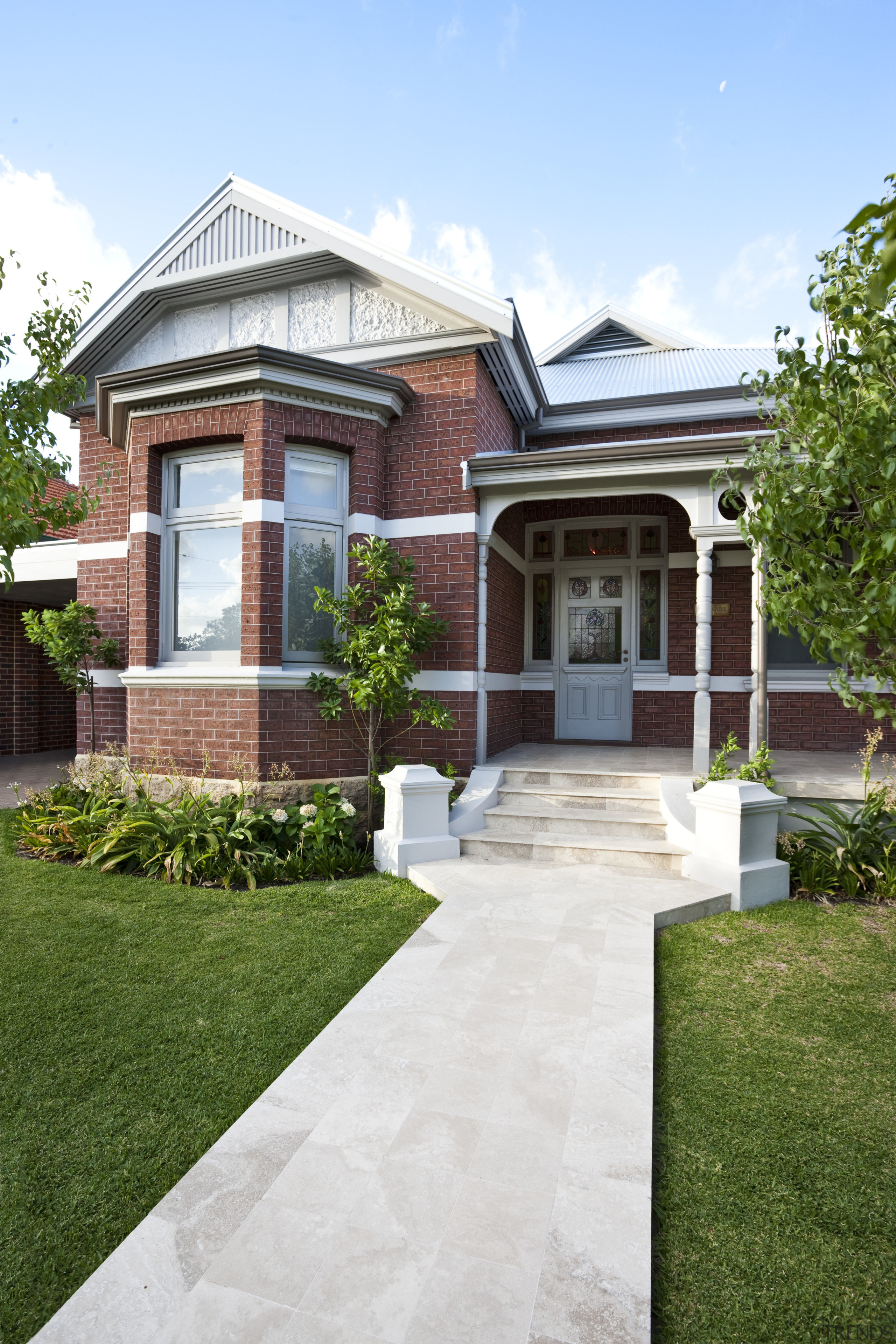 Outside view. - Outside view. - backyard | backyard, cottage, driveway, elevation, estate, facade, grass, home, house, landscaping, lawn, mansion, neighbourhood, property, real estate, residential area, siding, suburb, walkway, yard, white