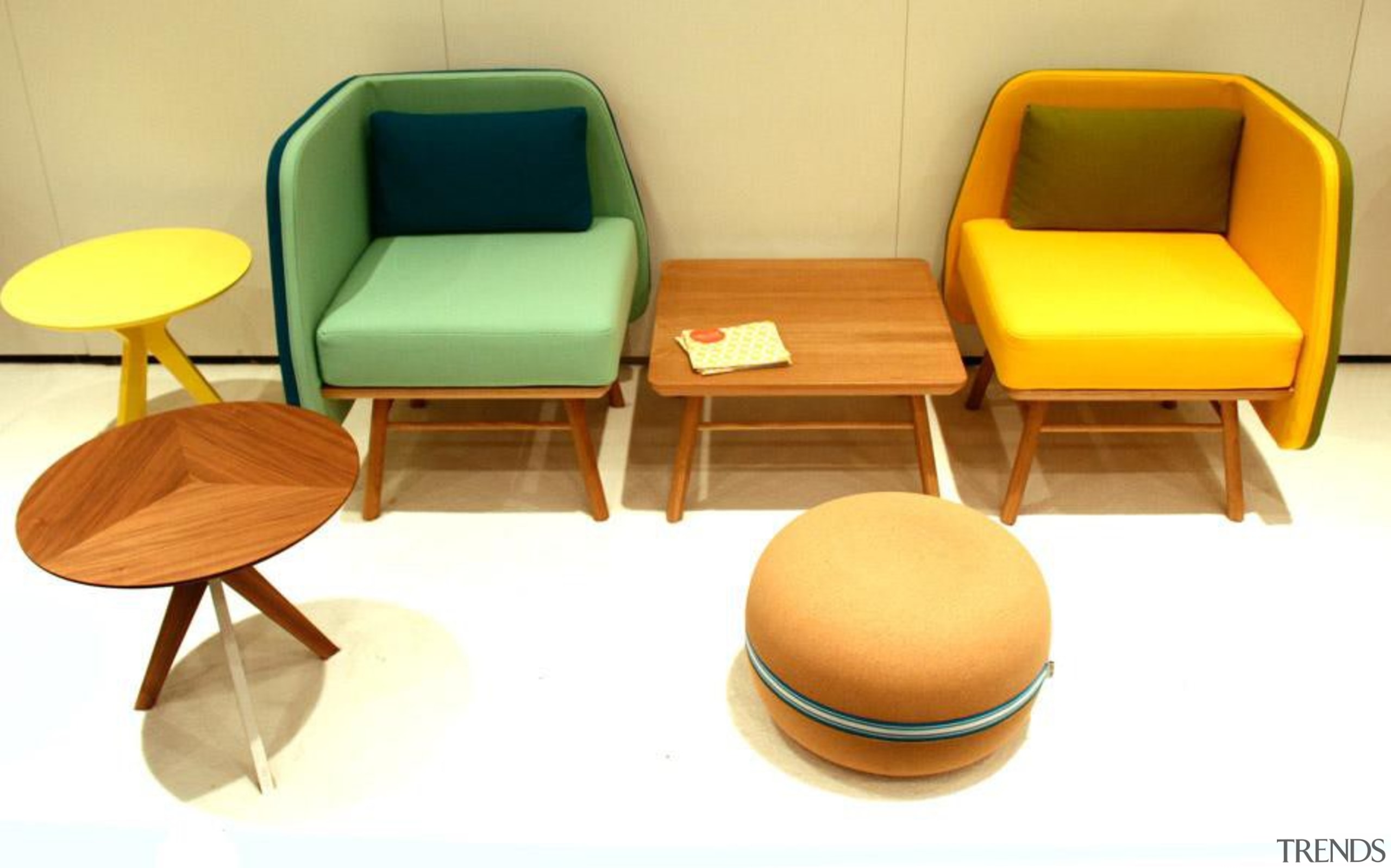 Bi Silla is a new collection from Portuguese chair, design, furniture, product, table, yellow, orange, white