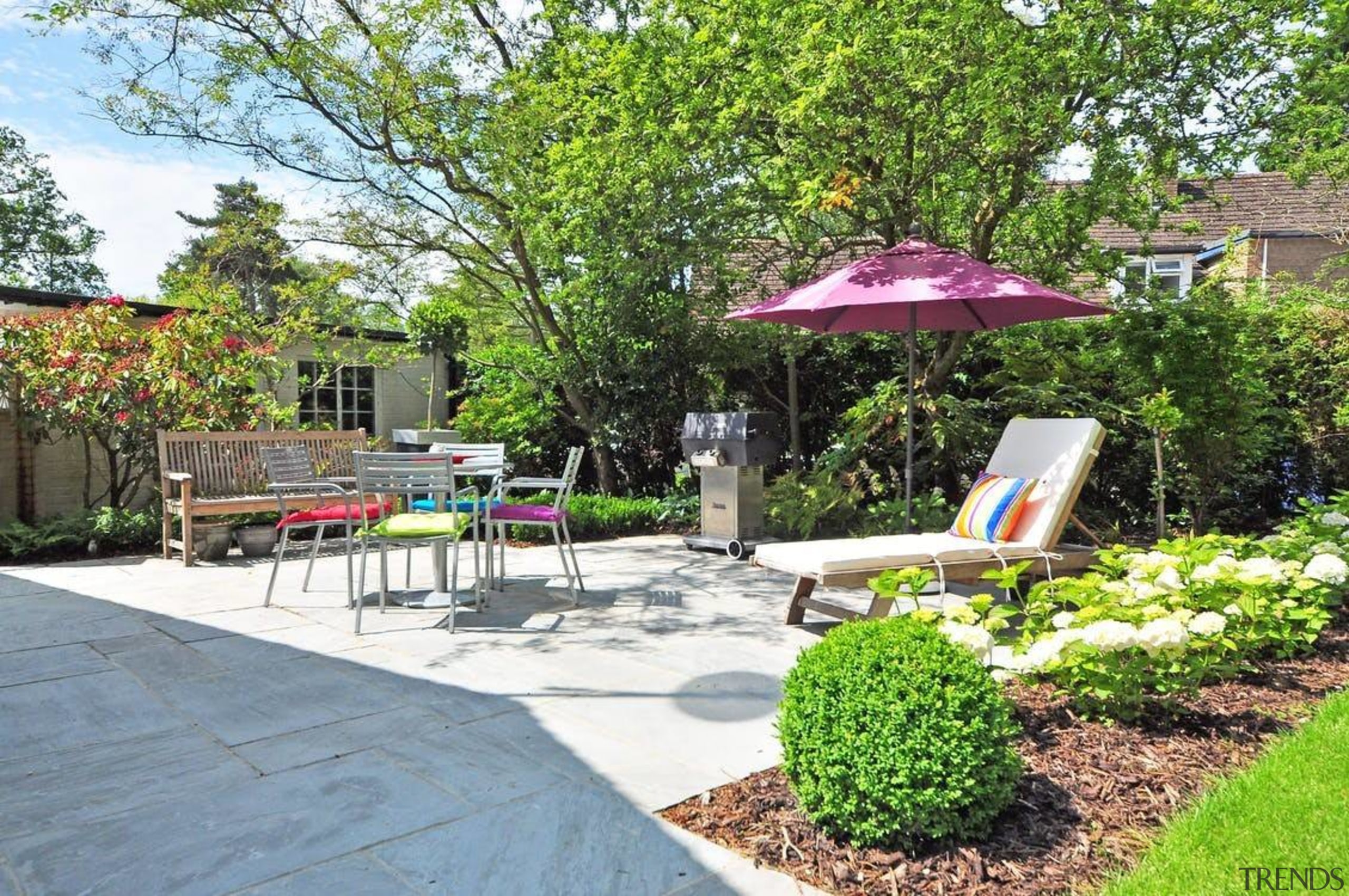 Want to spruce up your backyard? - Want backyard, courtyard, estate, garden, home, landscape, landscaping, neighbourhood, outdoor furniture, outdoor structure, patio, property, real estate, walkway, yard, green