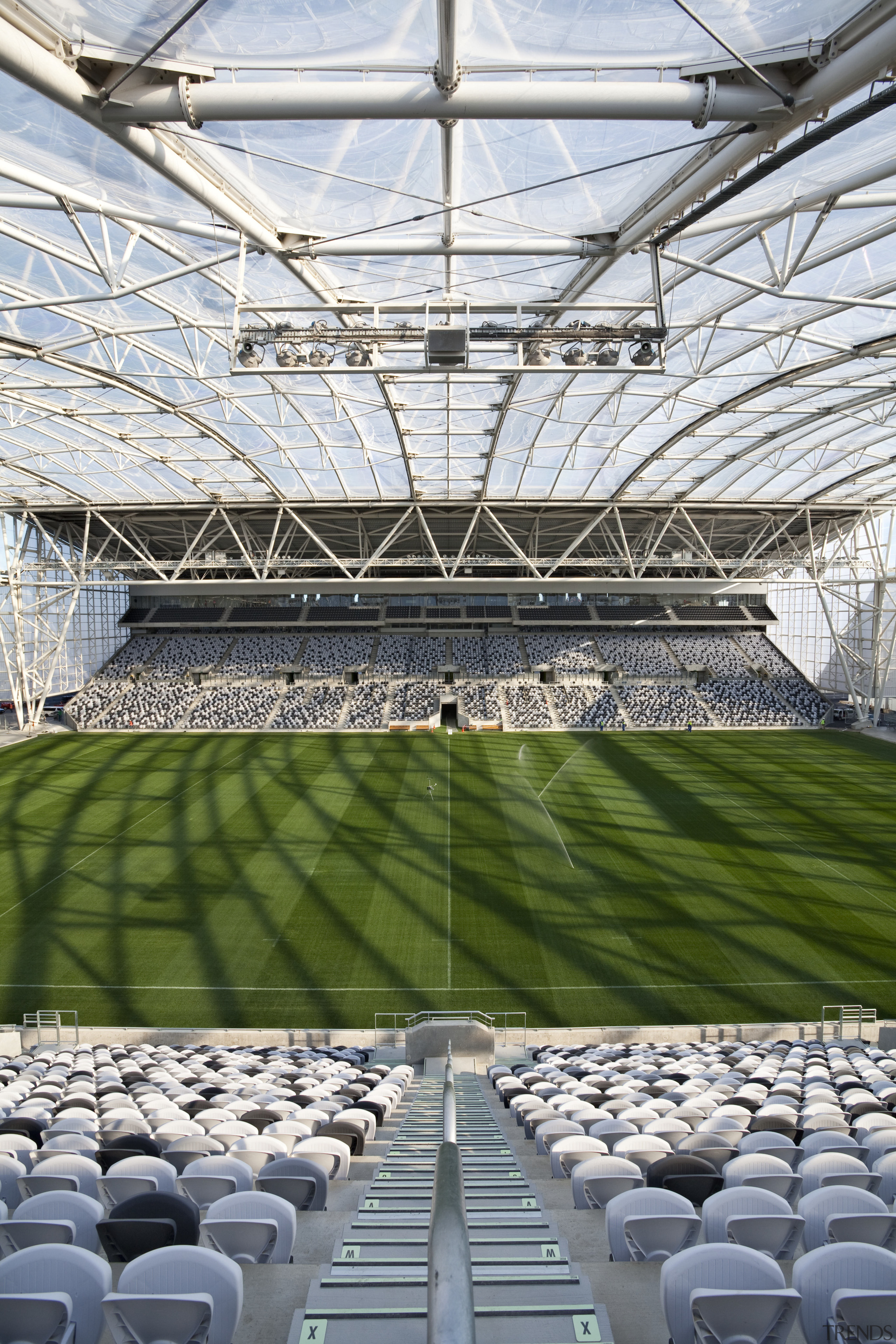 Arrow International Ltd (Akld) were the project leaders architecture, arena, grass, greenhouse, outdoor structure, plant, soccer specific stadium, sport venue, stadium, structure, white