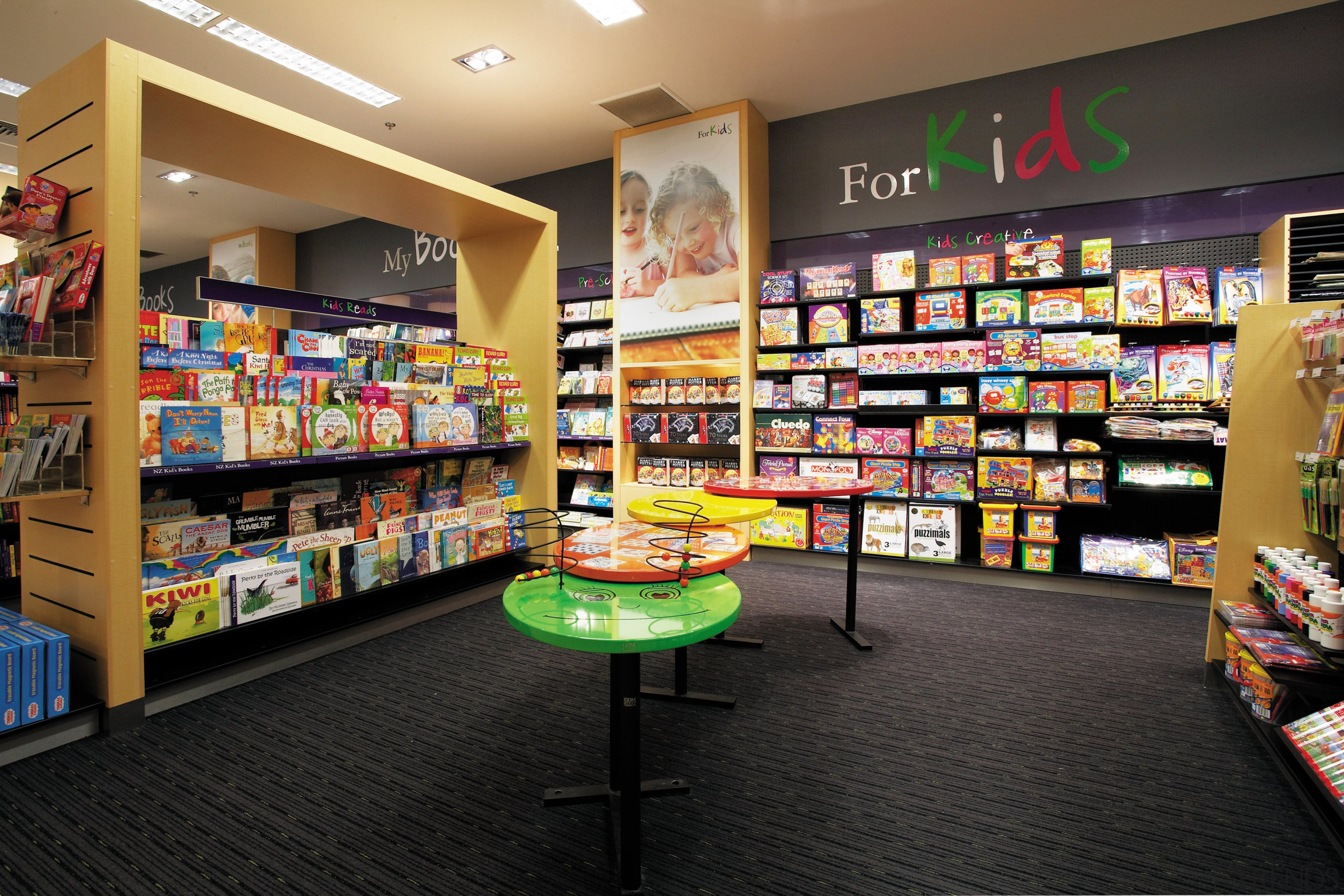 Sylvia Park's new Paper Plus store is rebranded bookselling, convenience food, convenience store, grocery store, product, retail, supermarket, black