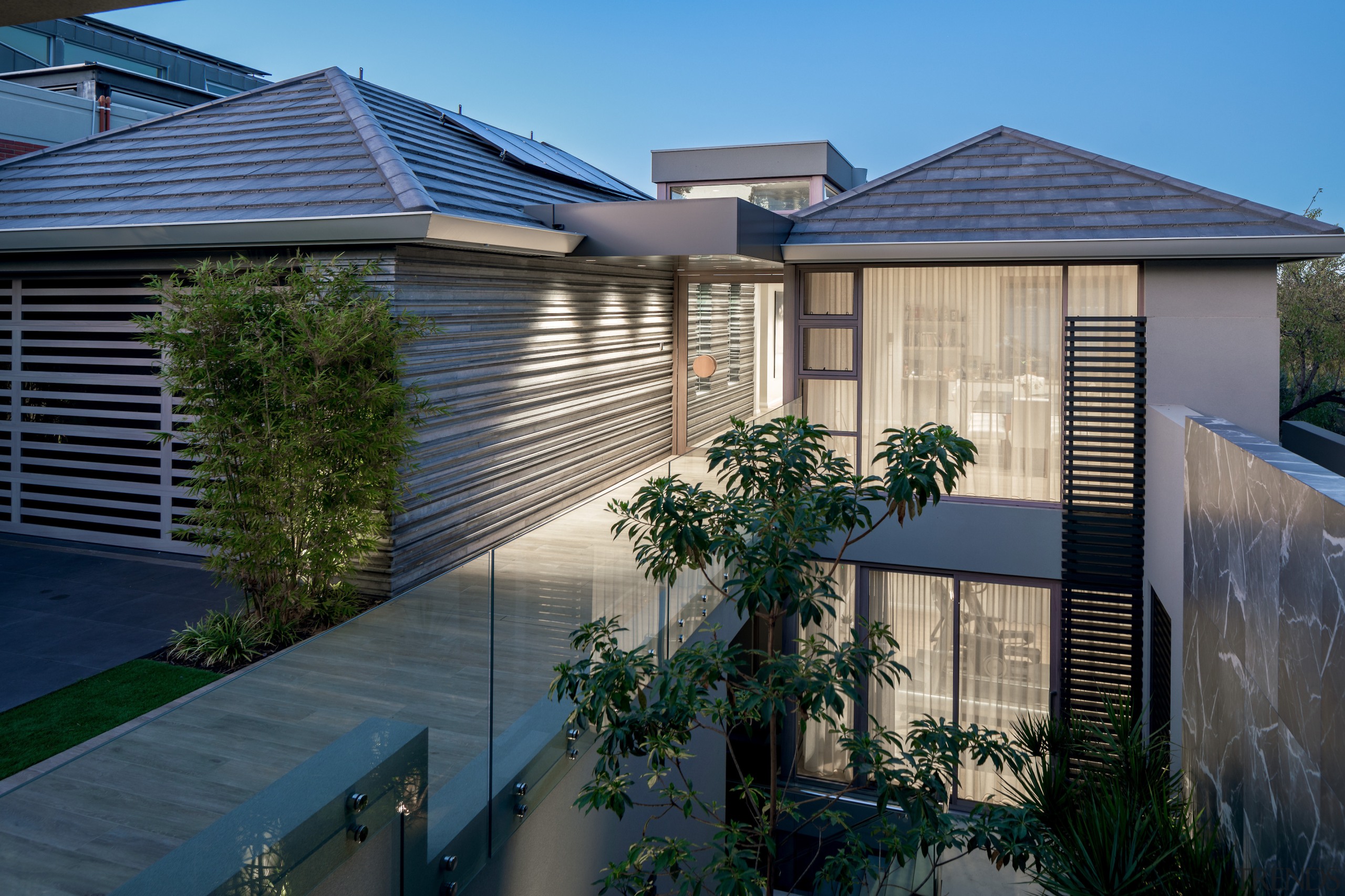 Porch entry – view from cabana/gatehouse. Prior to 