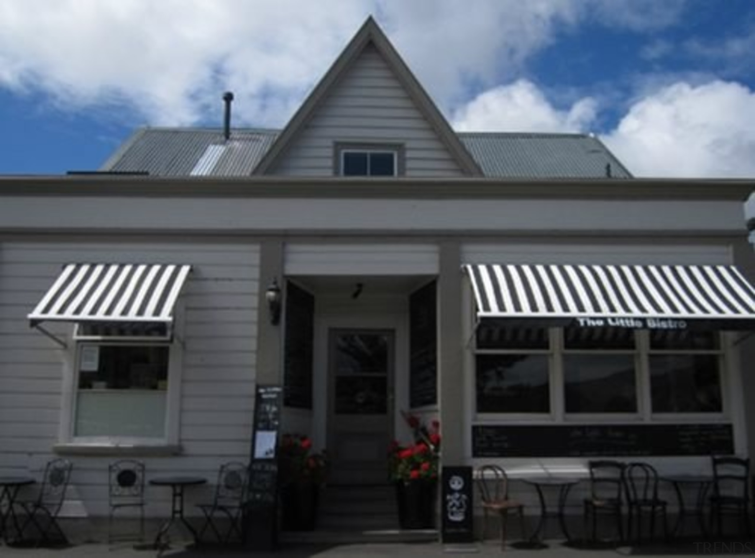 The Robusta Awning is ideal as a chic window awning. Designed building, facade, home, house, property, real estate, roof, siding, window, black, gray