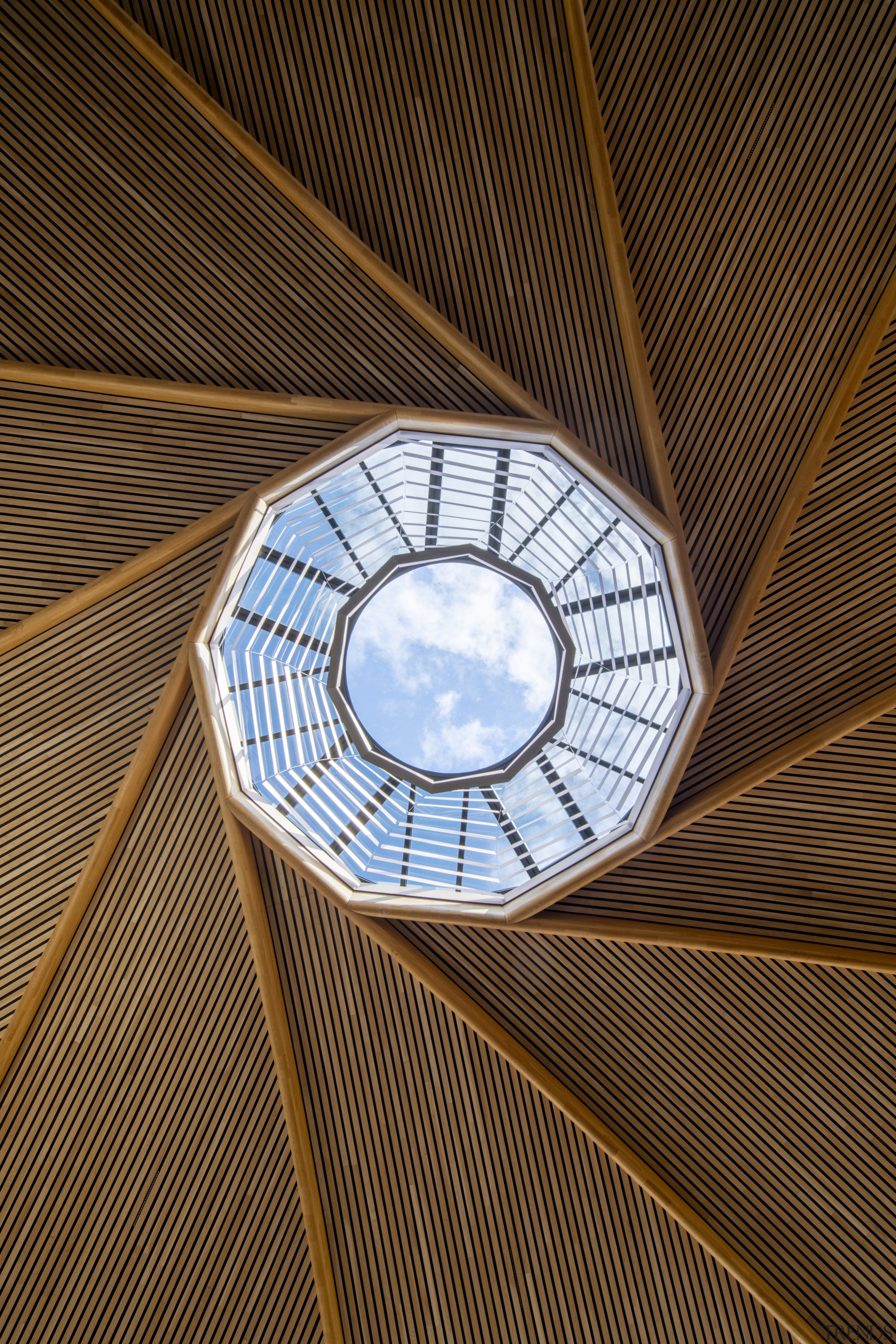 The structure naturally creates a 6m wide oculus 