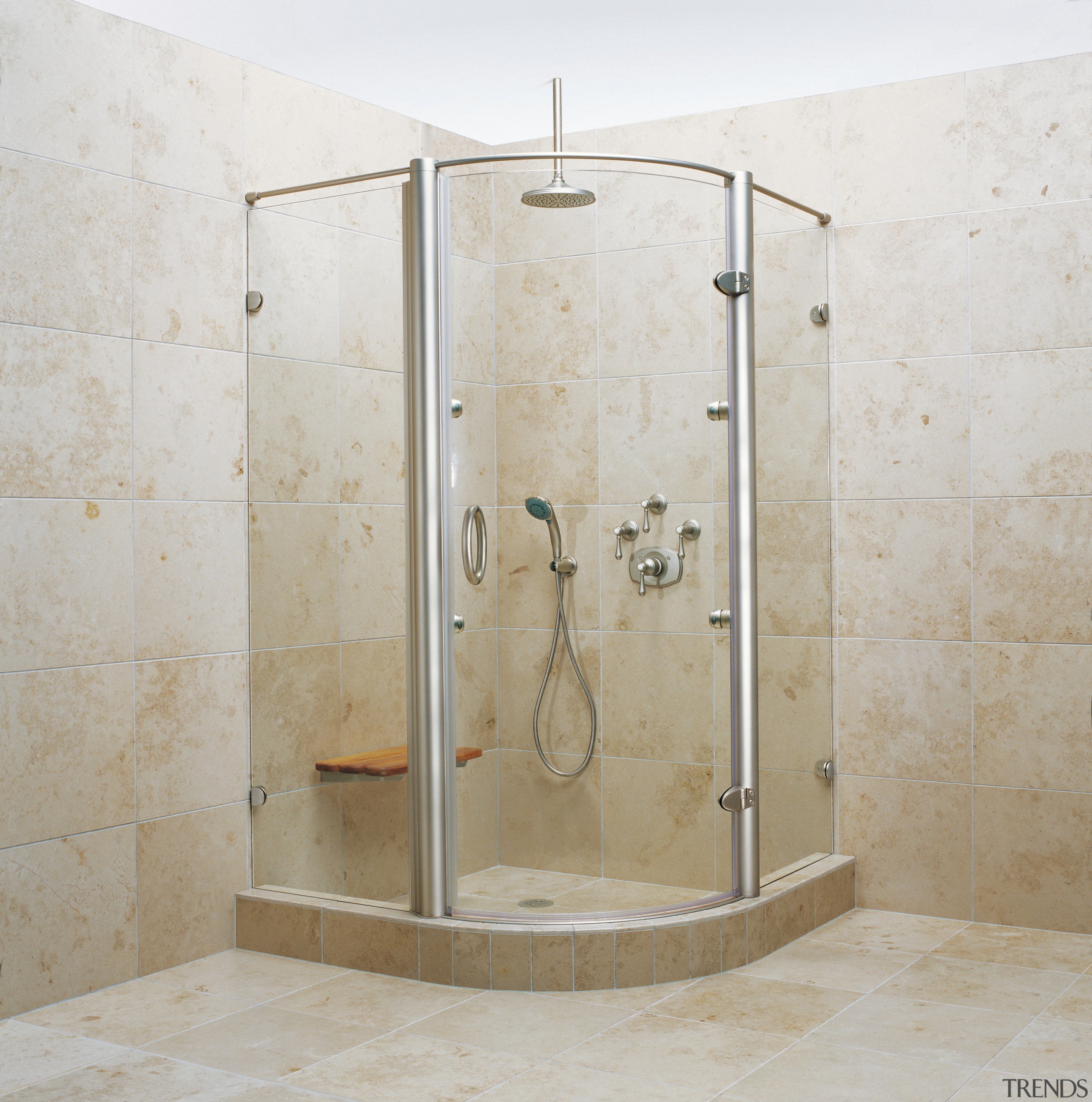 View of the shower - View of the plumbing fixture, shower, gray
