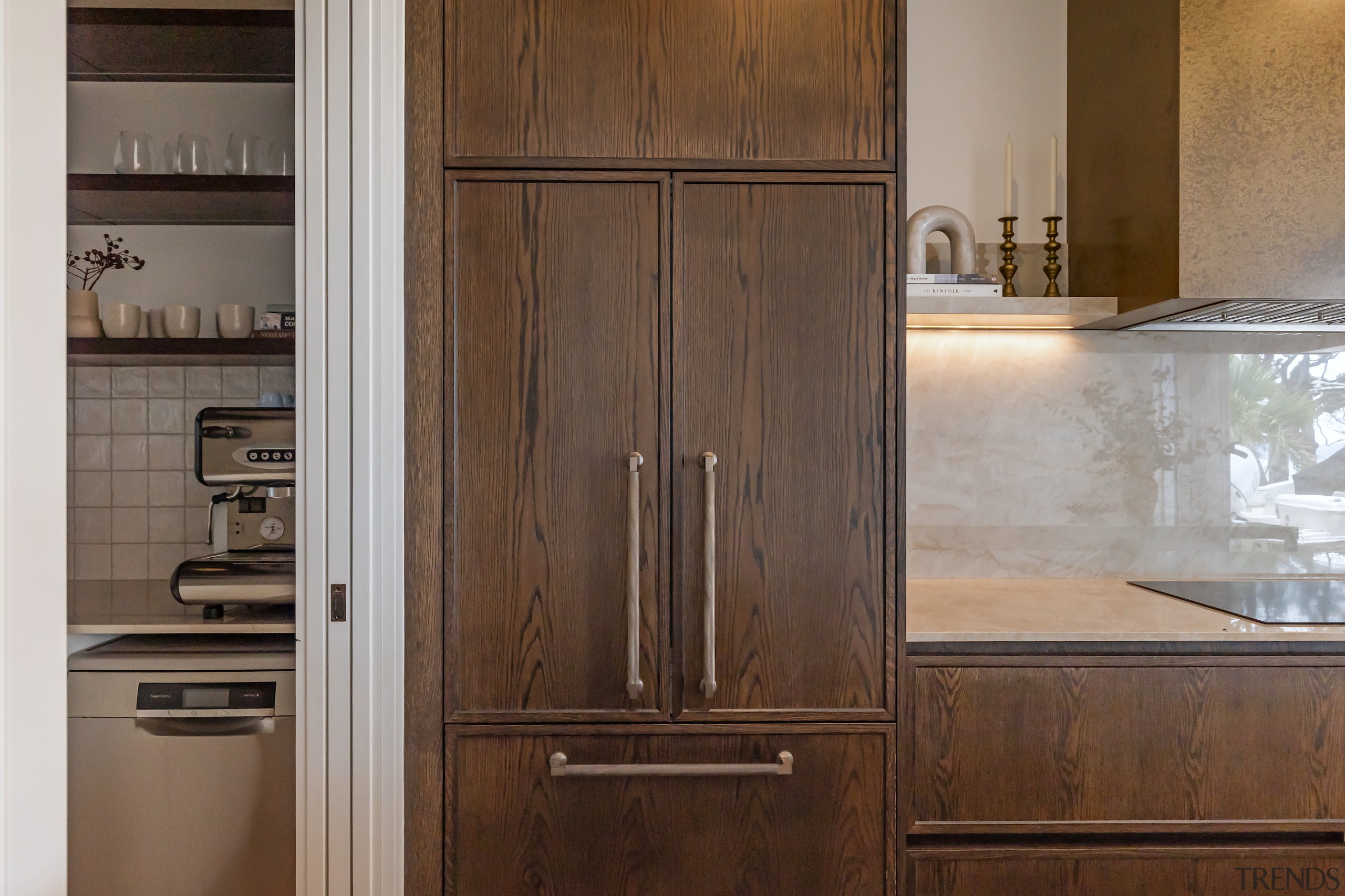 Brass handles will patina with age and use. 