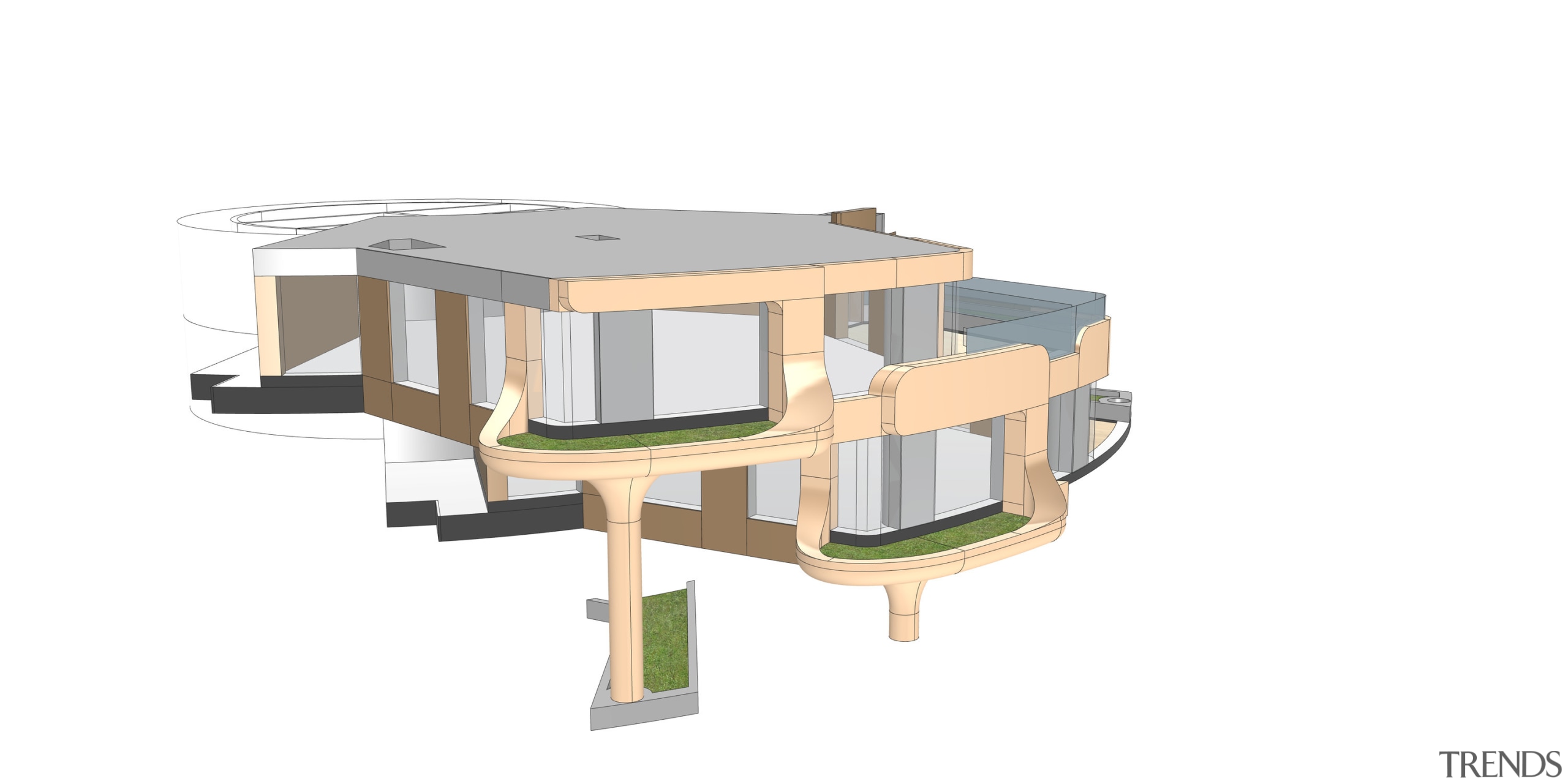 Tower detail. - Riverside flowers - 