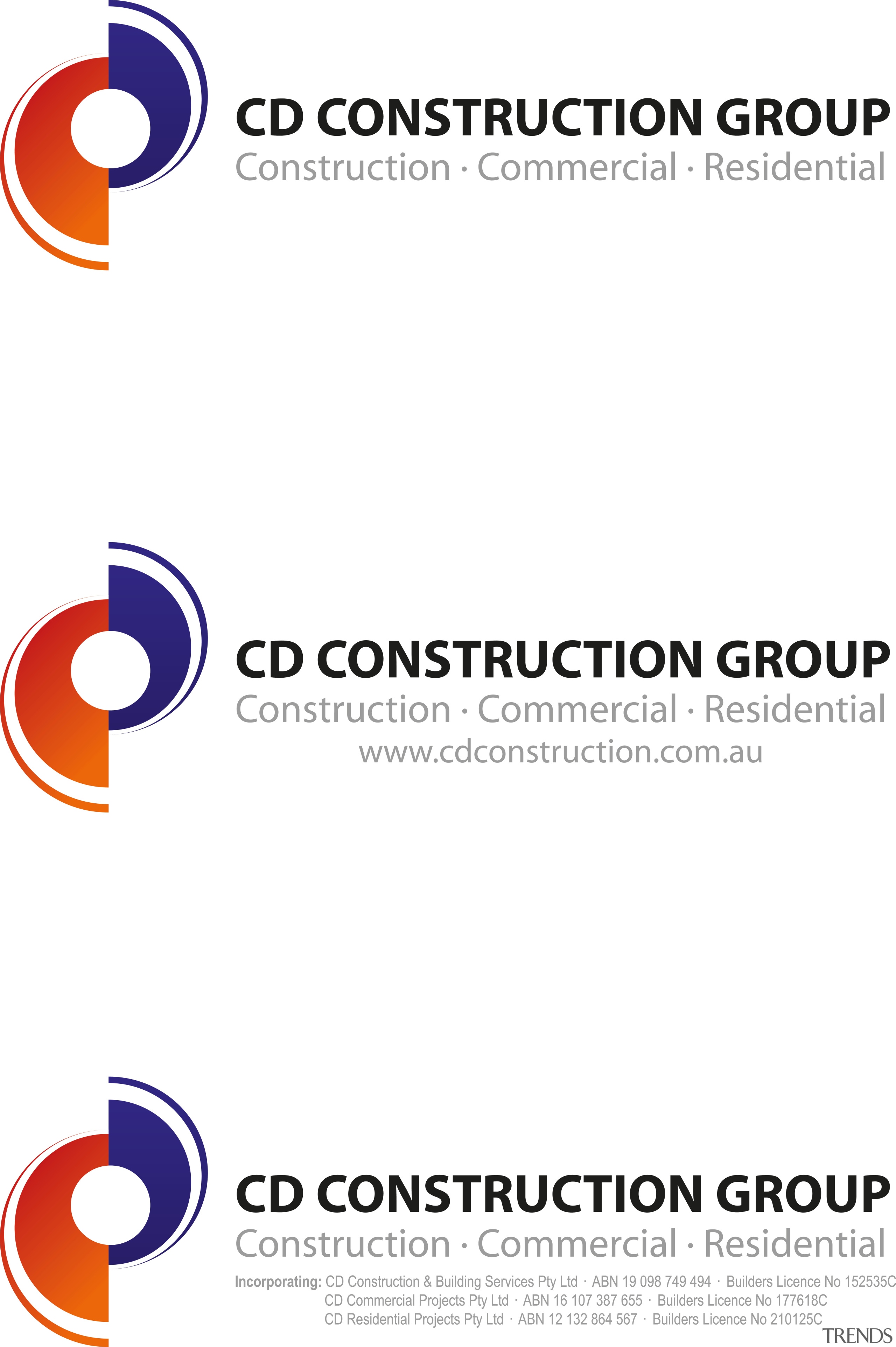 CD Construction Group logos. - CD Construction Group area, brand, font, line, logo, organization, product, text, white