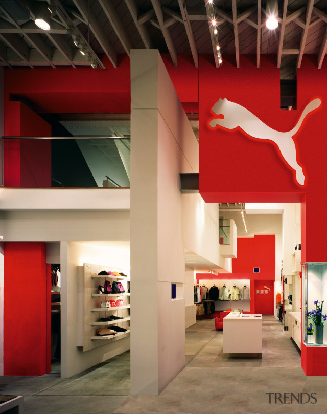 Puma store interior design sales
