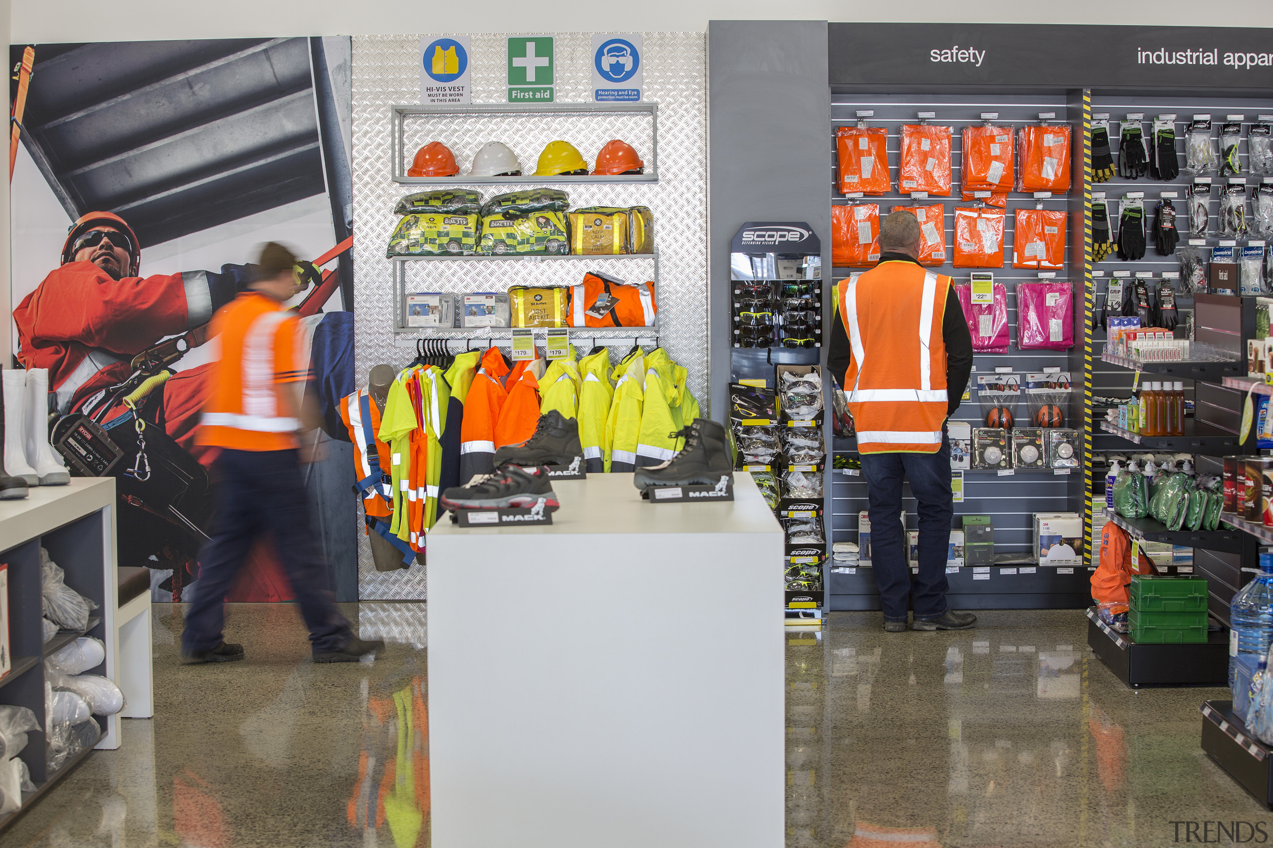 The Christchurch OfficeMax workspace store includes comprehensive ranges product, retail, gray