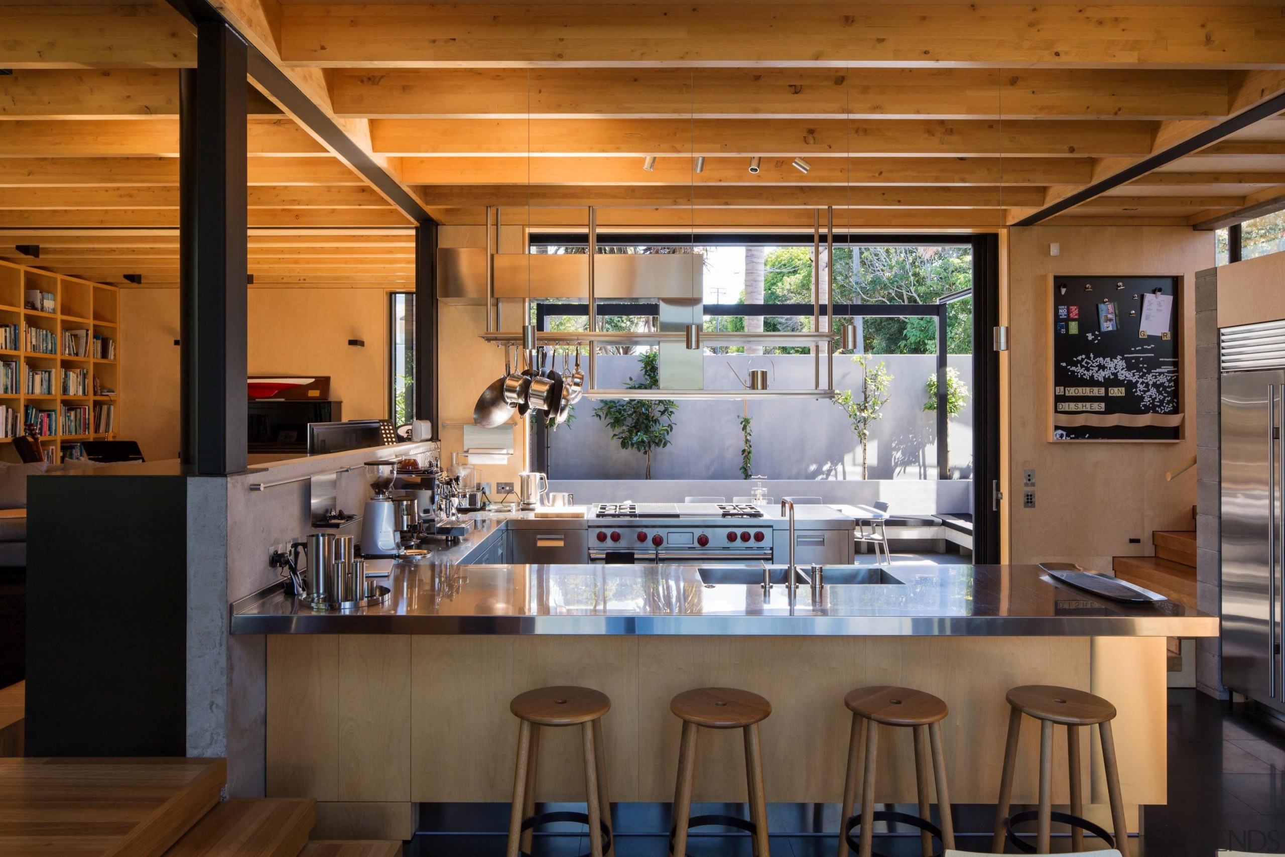 Strachan Group Architects - Winner of TIDA New interior design, kitchen, brown