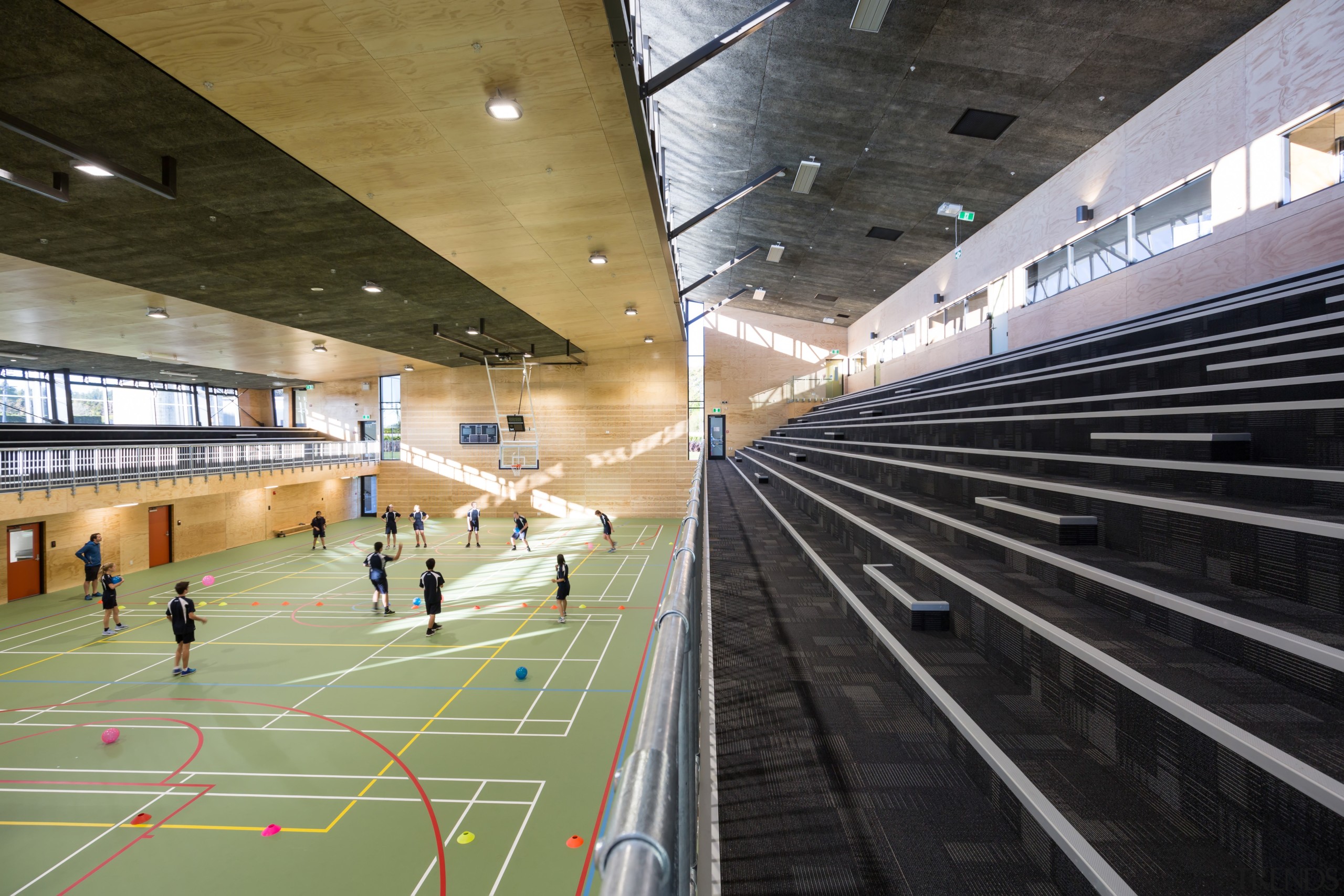 Bleachers provide a birds eye view of sporting airport terminal, architecture, infrastructure, leisure centre, metropolitan area, sport venue, structure, black