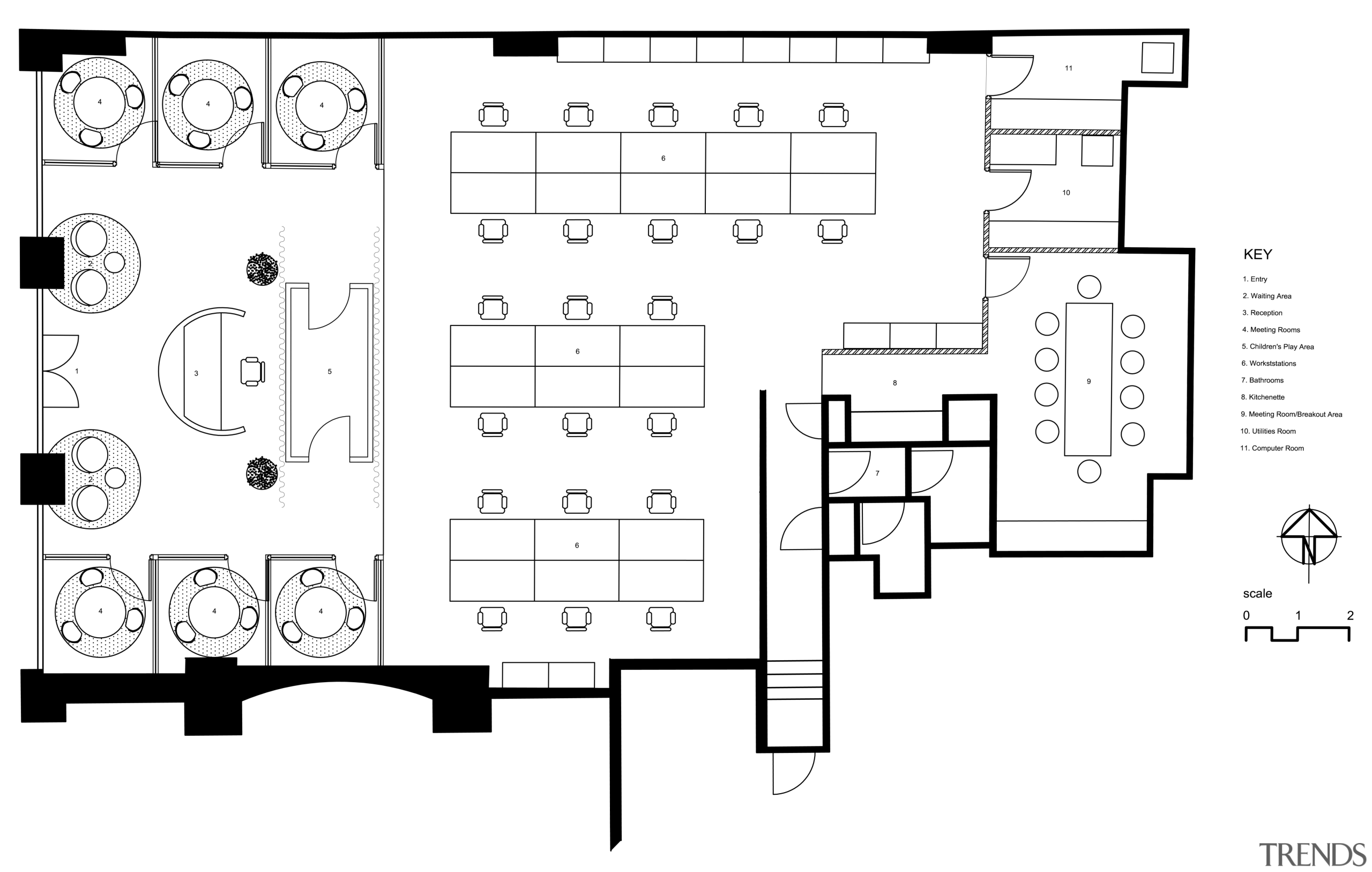 view of the floor plans for the SuperWoman area, black and white, design, diagram, drawing, floor plan, font, line, plan, product, product design, text, white