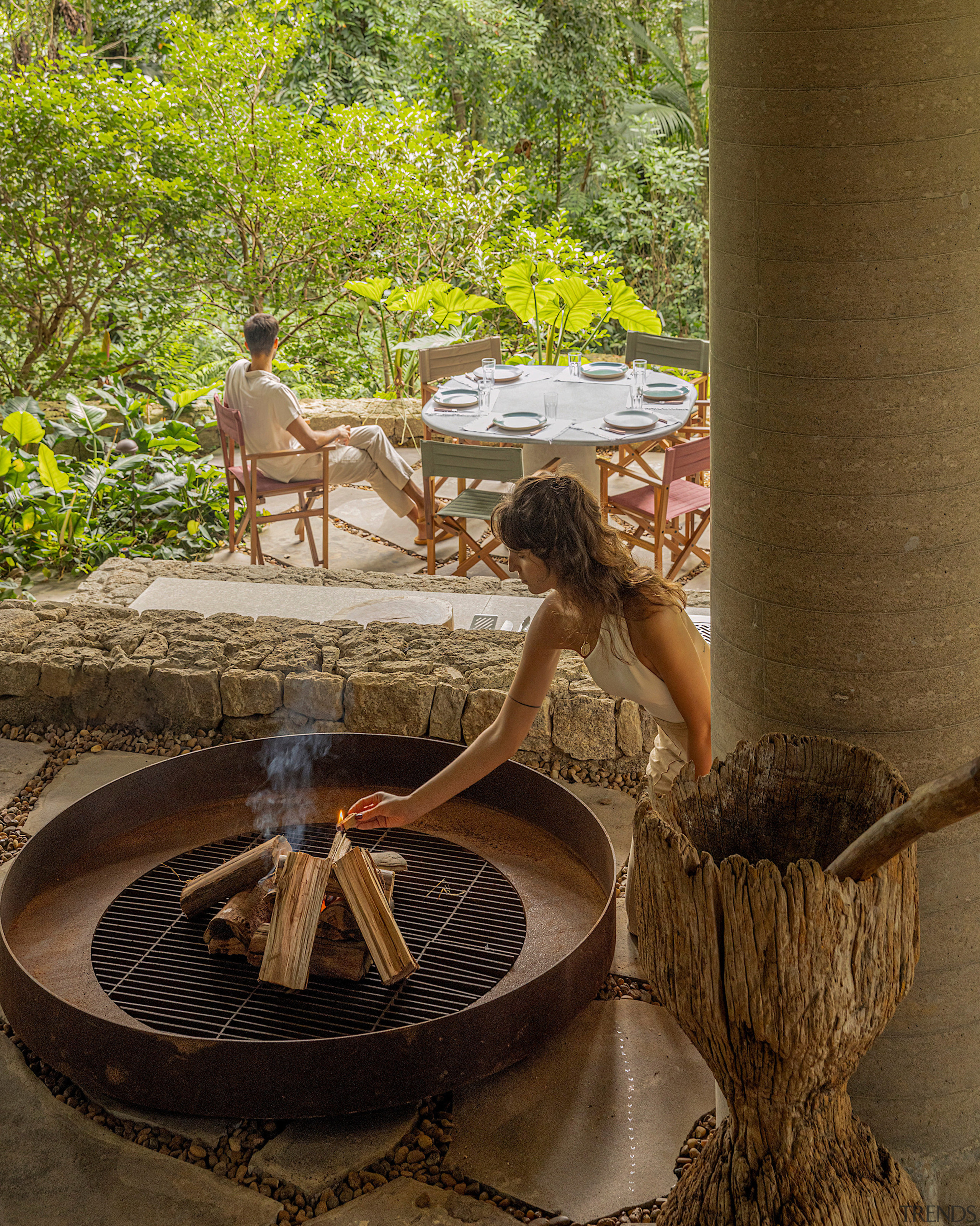 Pared back barbecue experience. - Deep in the 