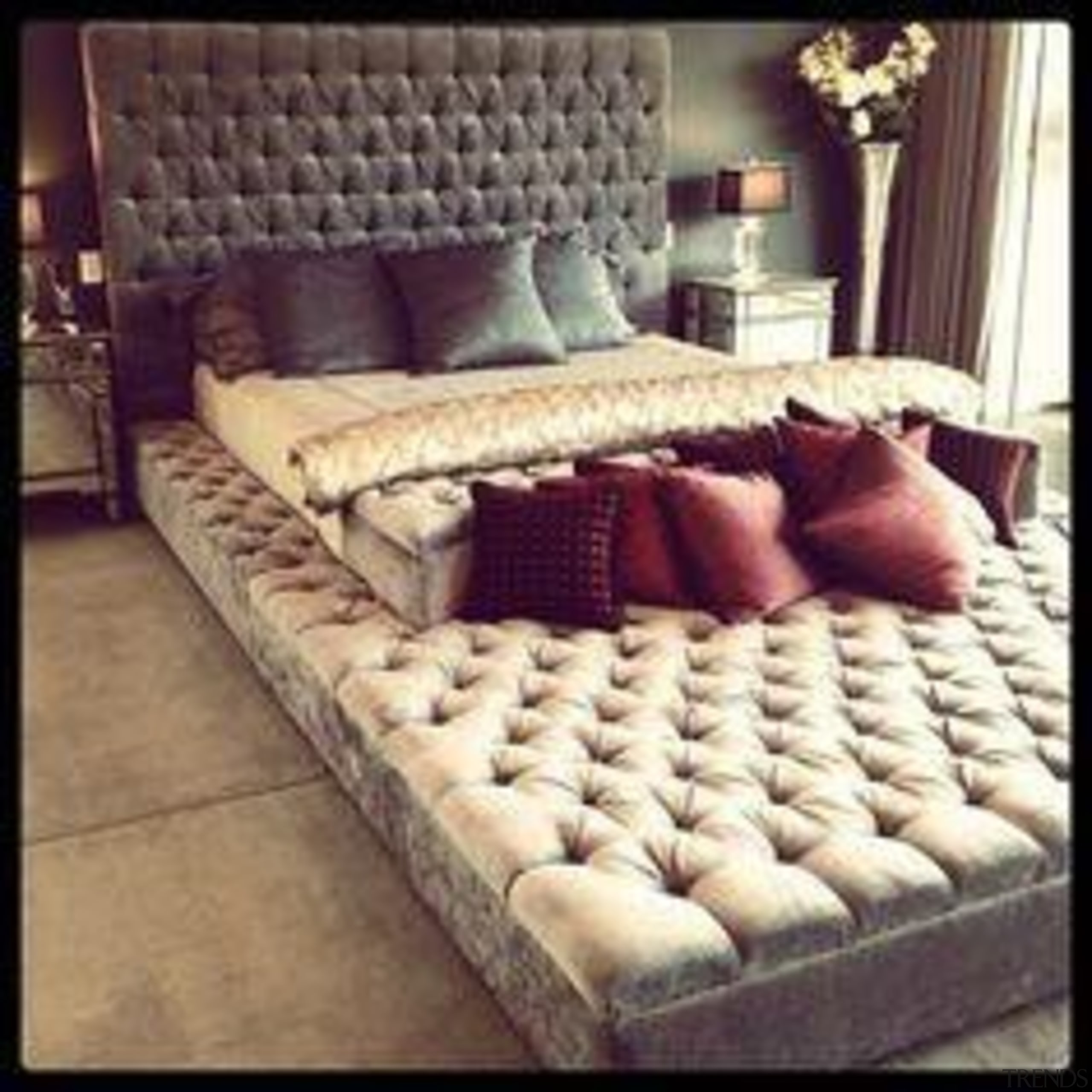 For those lazy days... - Huge Bed - bed, bed frame, bed sheet, couch, floor, flooring, furniture, interior design, living room, mattress, wall