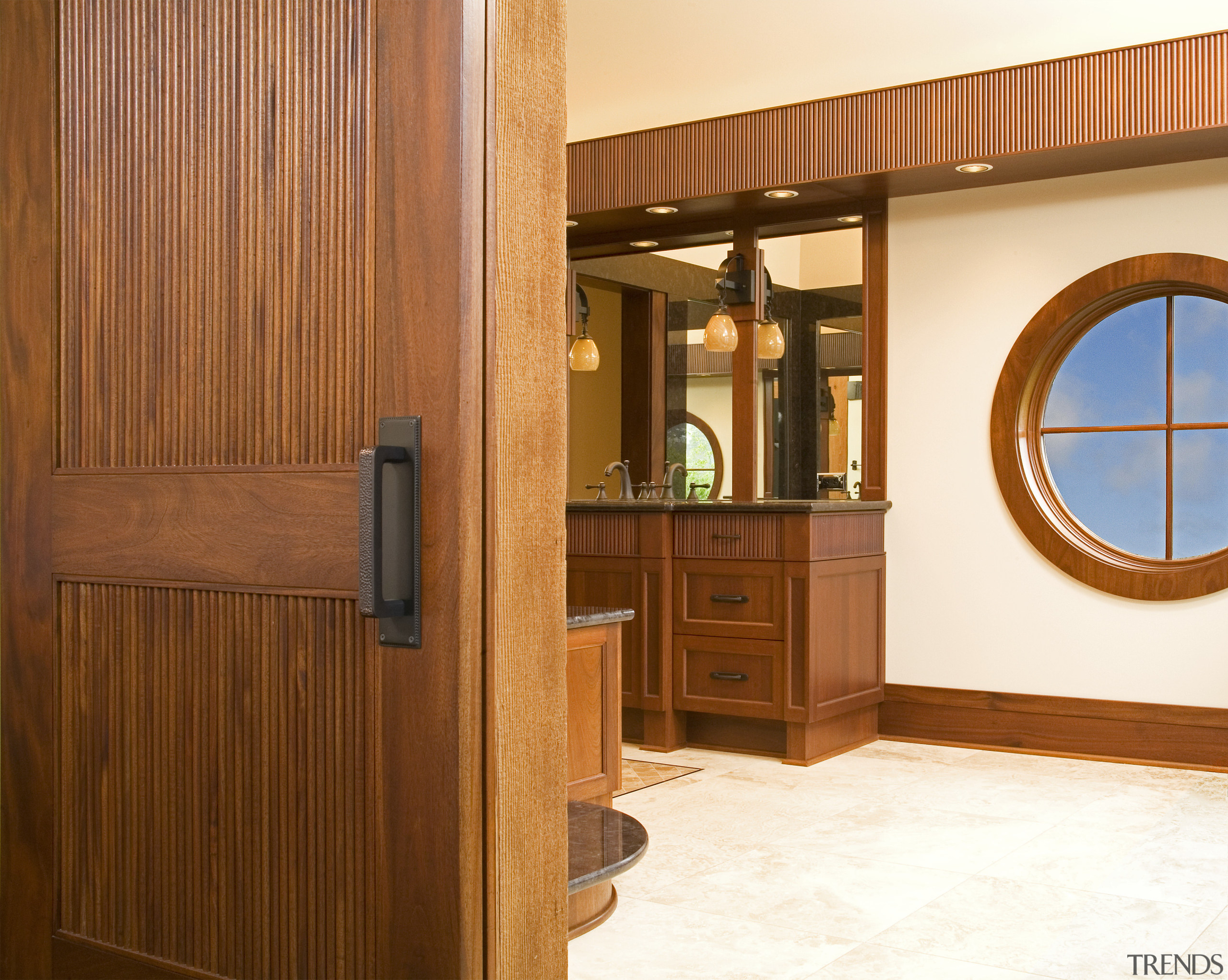 This is the master suite of the house cabinetry, door, floor, flooring, furniture, hardwood, interior design, wood, wood stain, brown