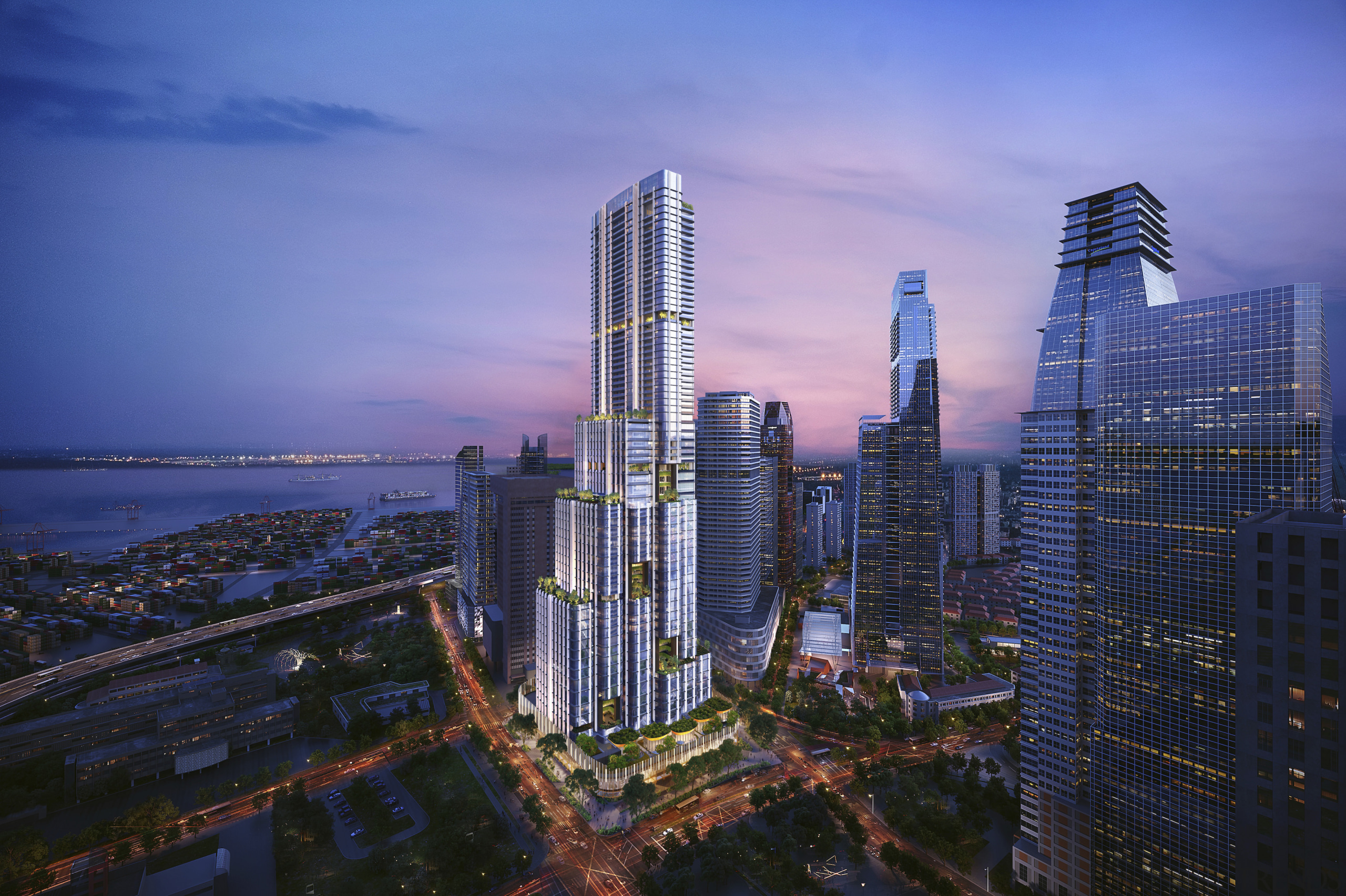 With expansive public spaces, offices, retail, a hotel, 