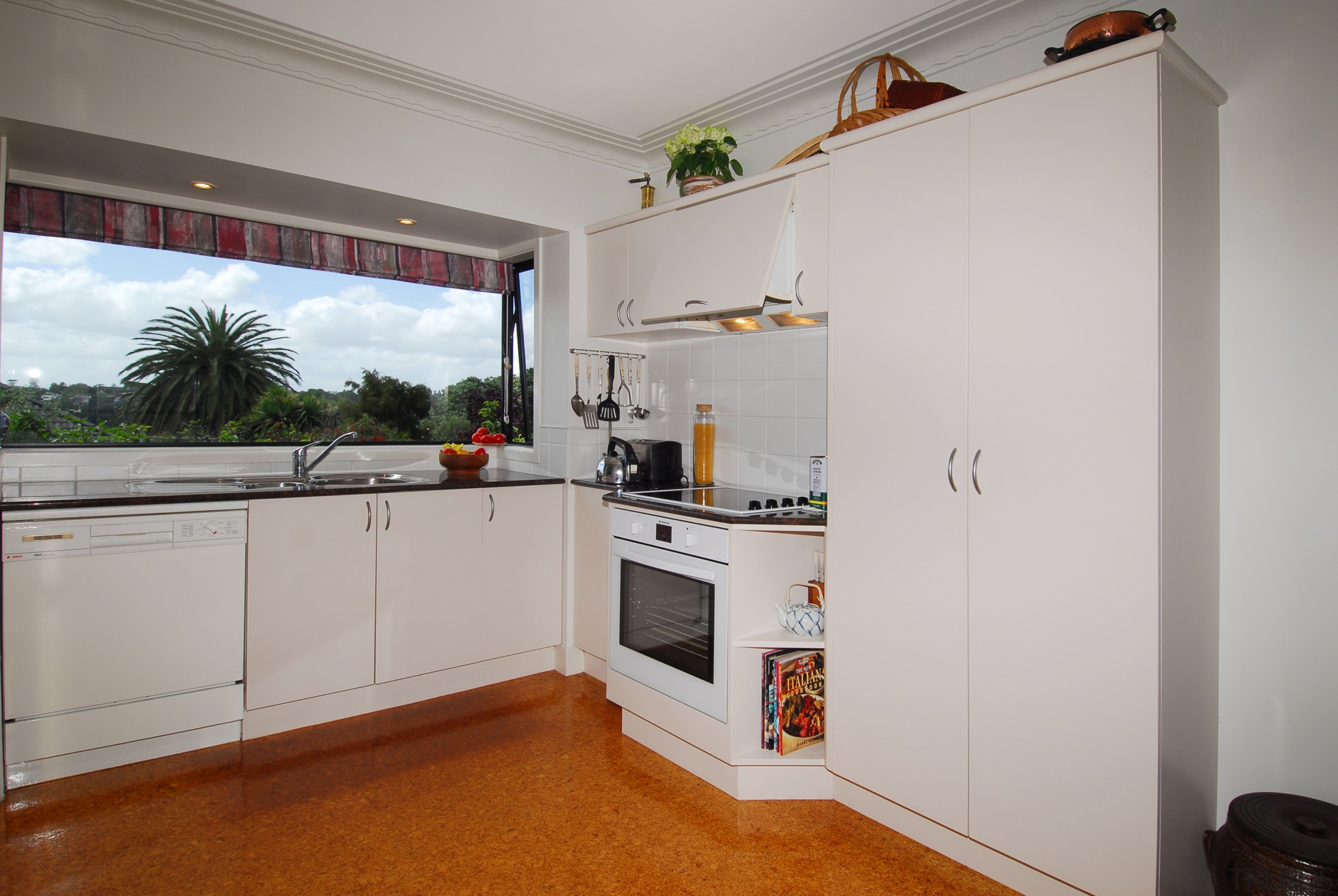 View of the top floor prior to renovation. kitchen, property, real estate, room, gray