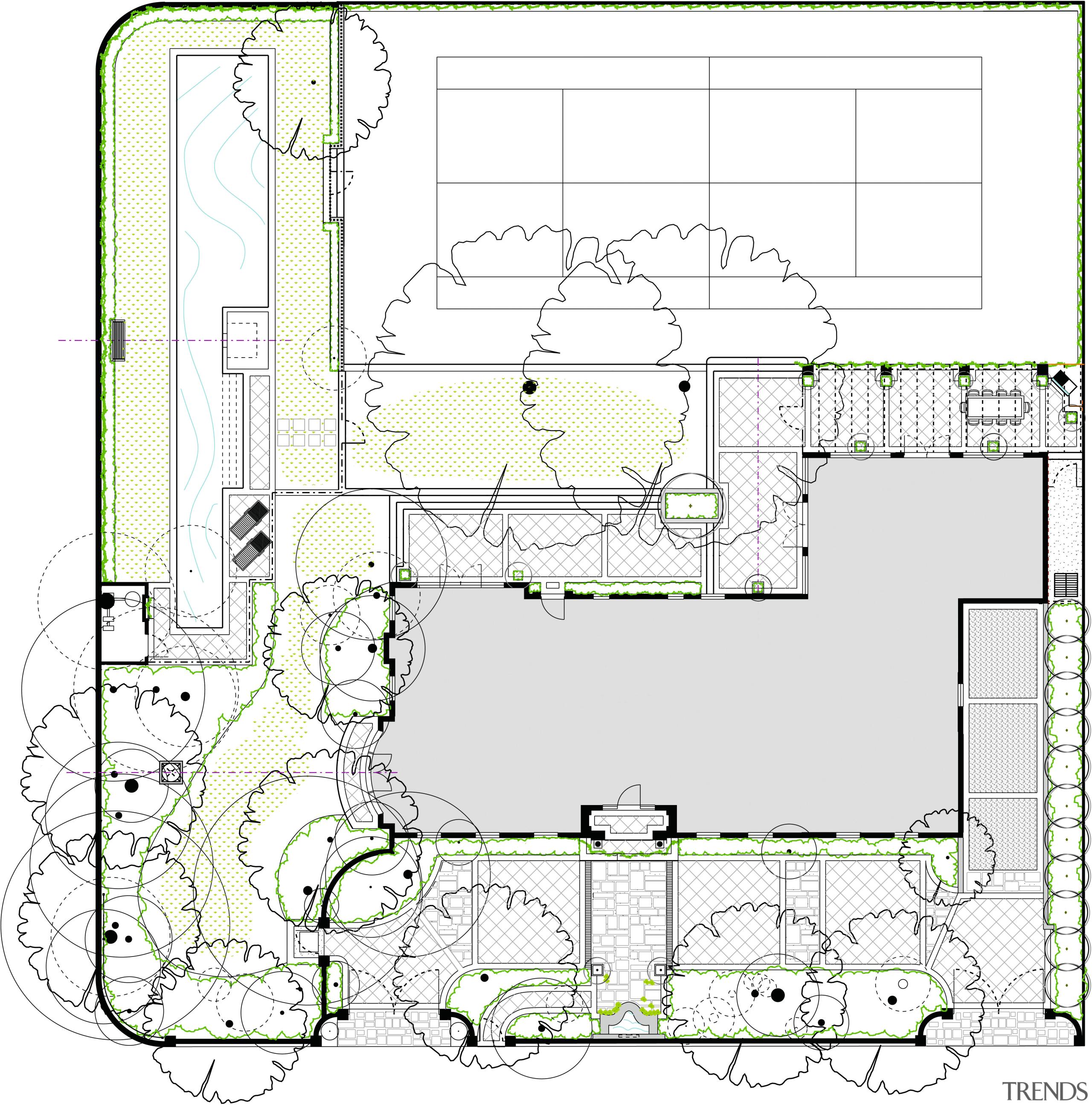 Plan view of the property showing the house area, design, diagram, drawing, floor plan, land lot, line, plan, product design, technical drawing, white