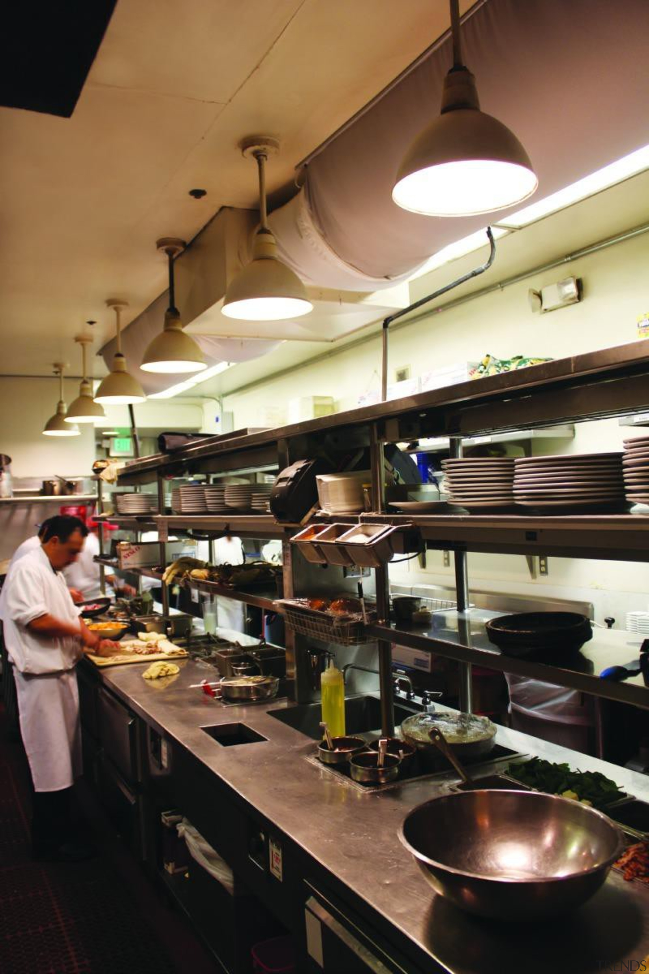 Commercial kitchen extraction systems can under-perform over time, cuisine, food, interior design, restaurant, black, brown