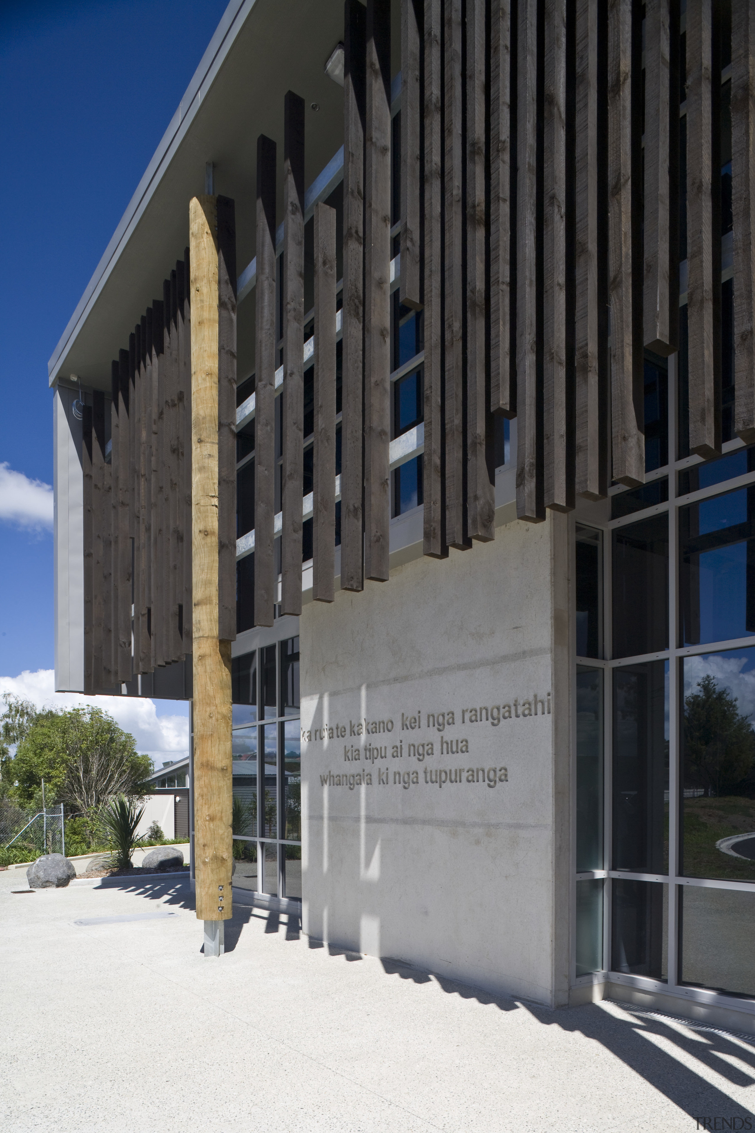 Images of Te Whanua O Tupuranga School, which architecture, building, commercial building, condominium, corporate headquarters, daytime, facade, headquarters, real estate, structure, black