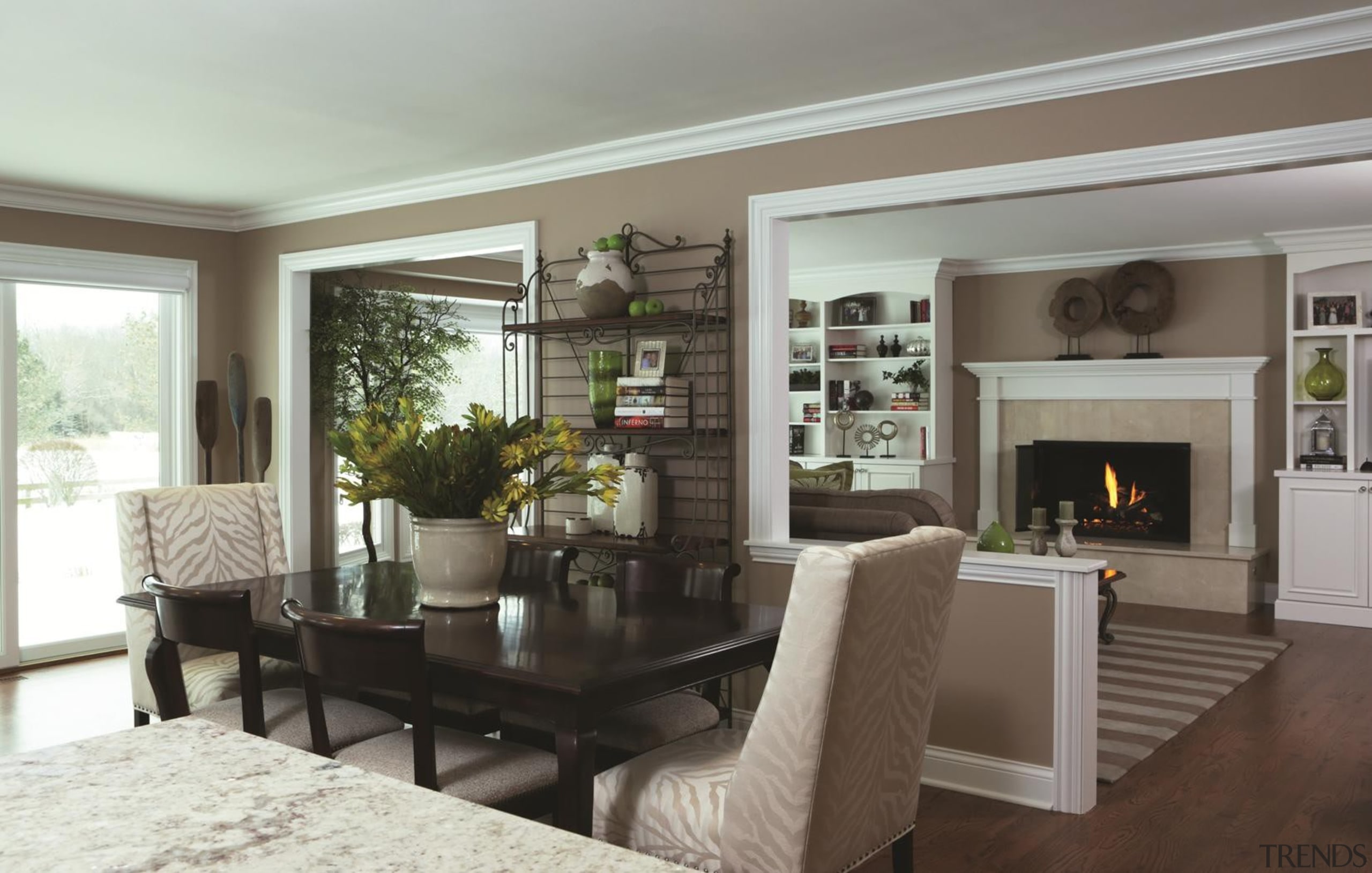 First Floor Remodel - Breakfast Area - dining dining room, home, interior design, living room, property, real estate, room, gray, white