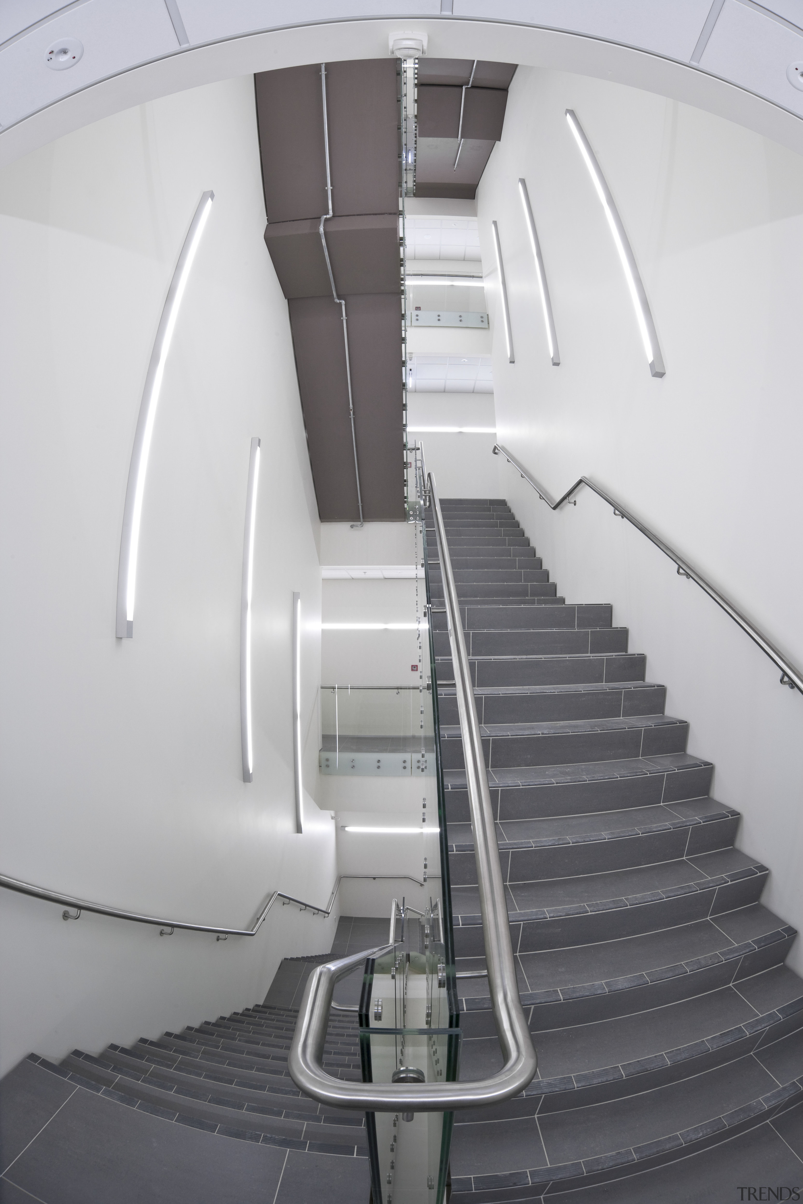 View of number 8 Nugent development. - View architecture, product design, stairs, structure, white, gray