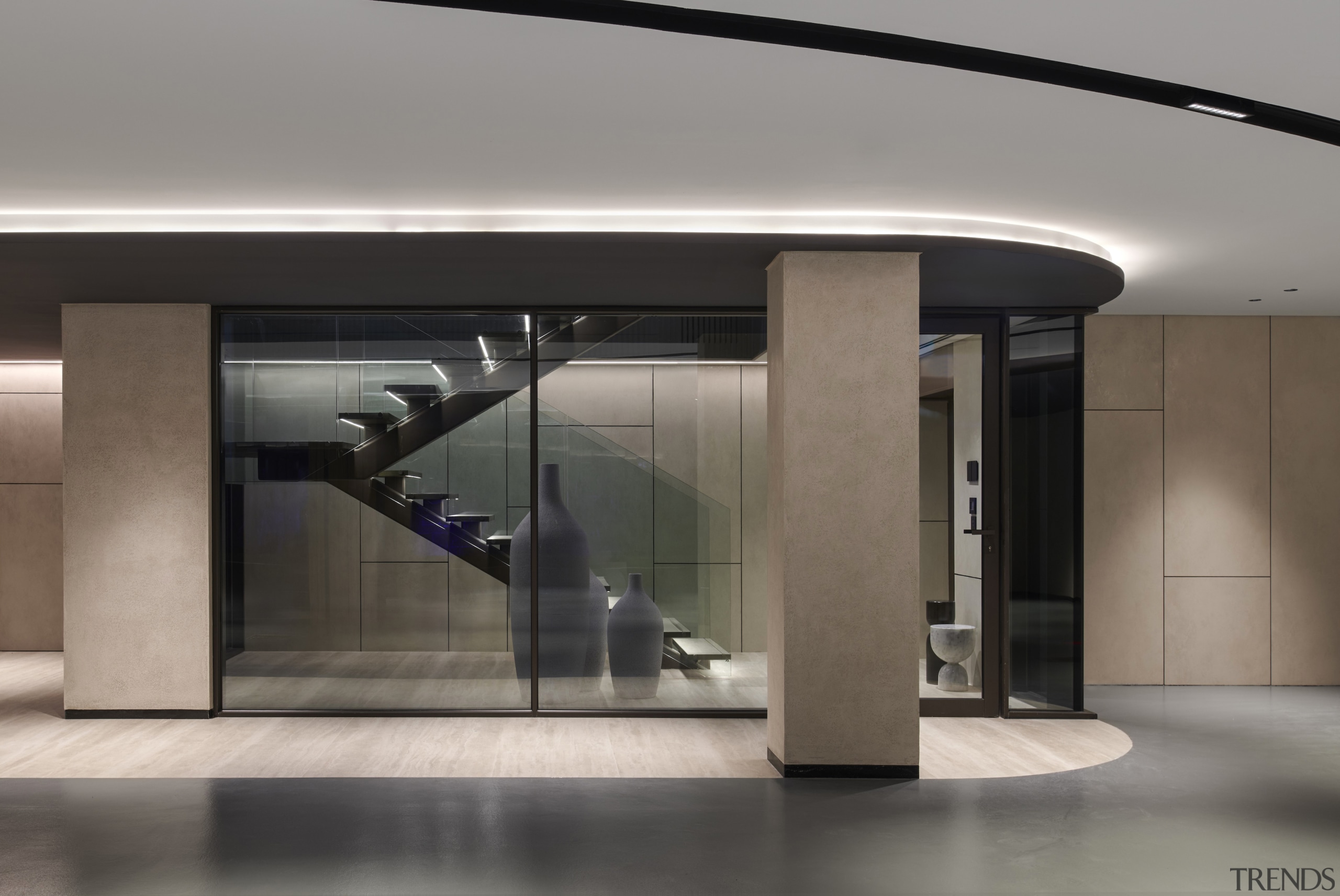 Garage/circulation stair. - I cover the waterfront - 