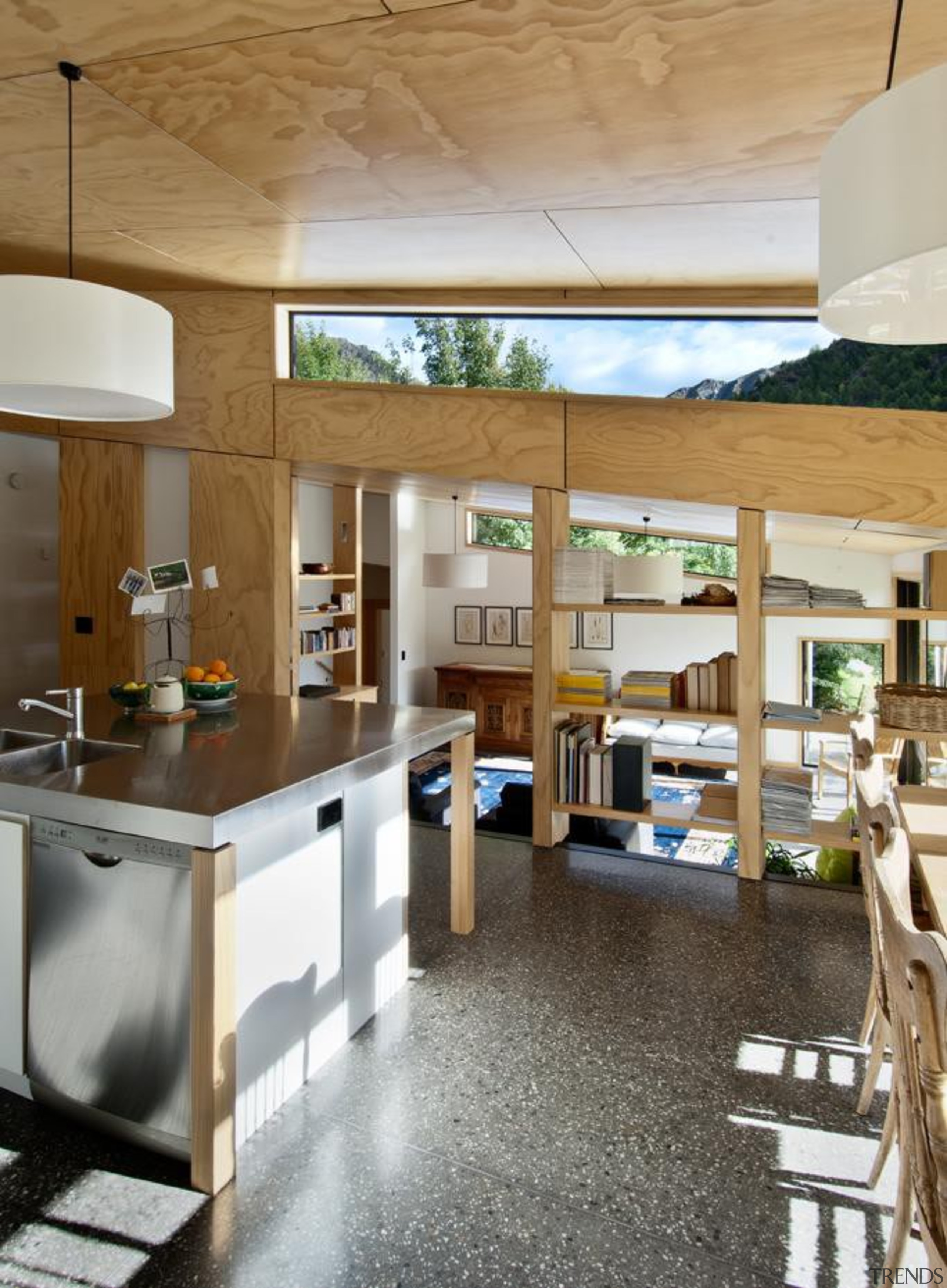 For more info about flooring Contact Peter Fell ceiling, countertop, interior design, kitchen, gray, brown