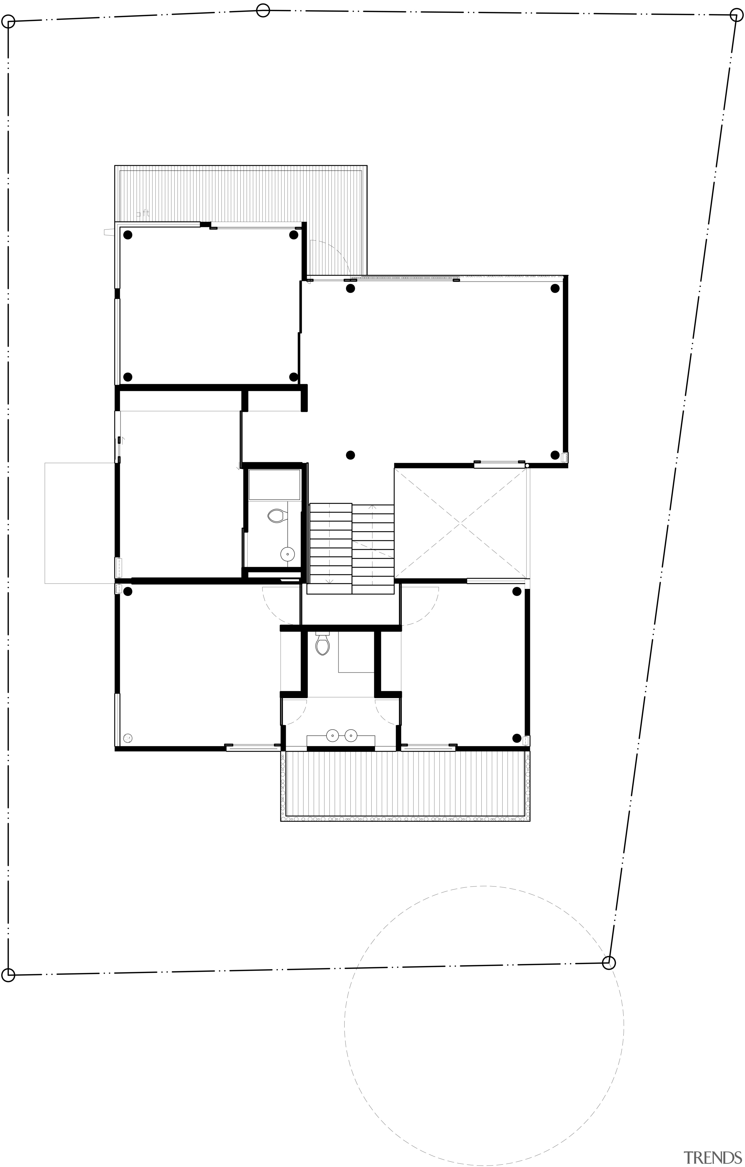 This home was designed with environmental principals in angle, area, black and white, design, diagram, drawing, floor plan, font, line, product, product design, square, text, white