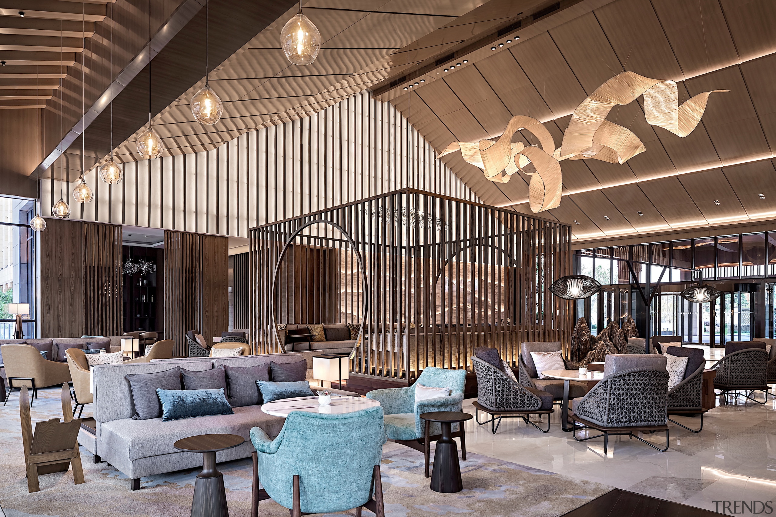 The Lobby Lounge at the Hyatt Regency Beijing 