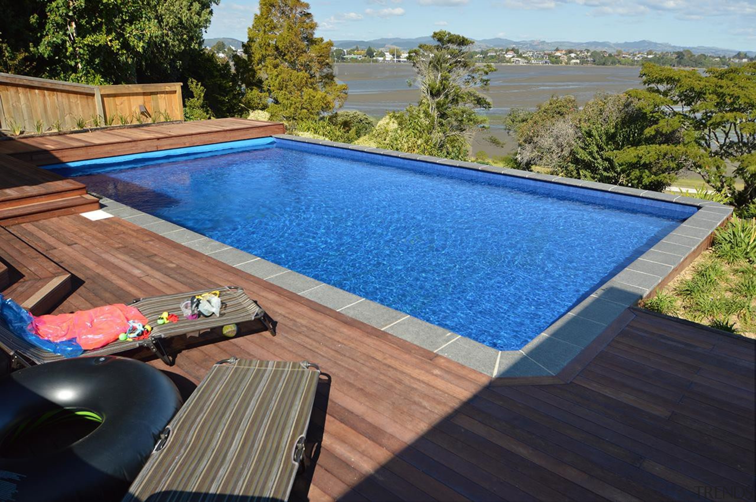 Gold Award recipient for Residential Swimming Pools under house, leisure, property, real estate, swimming pool