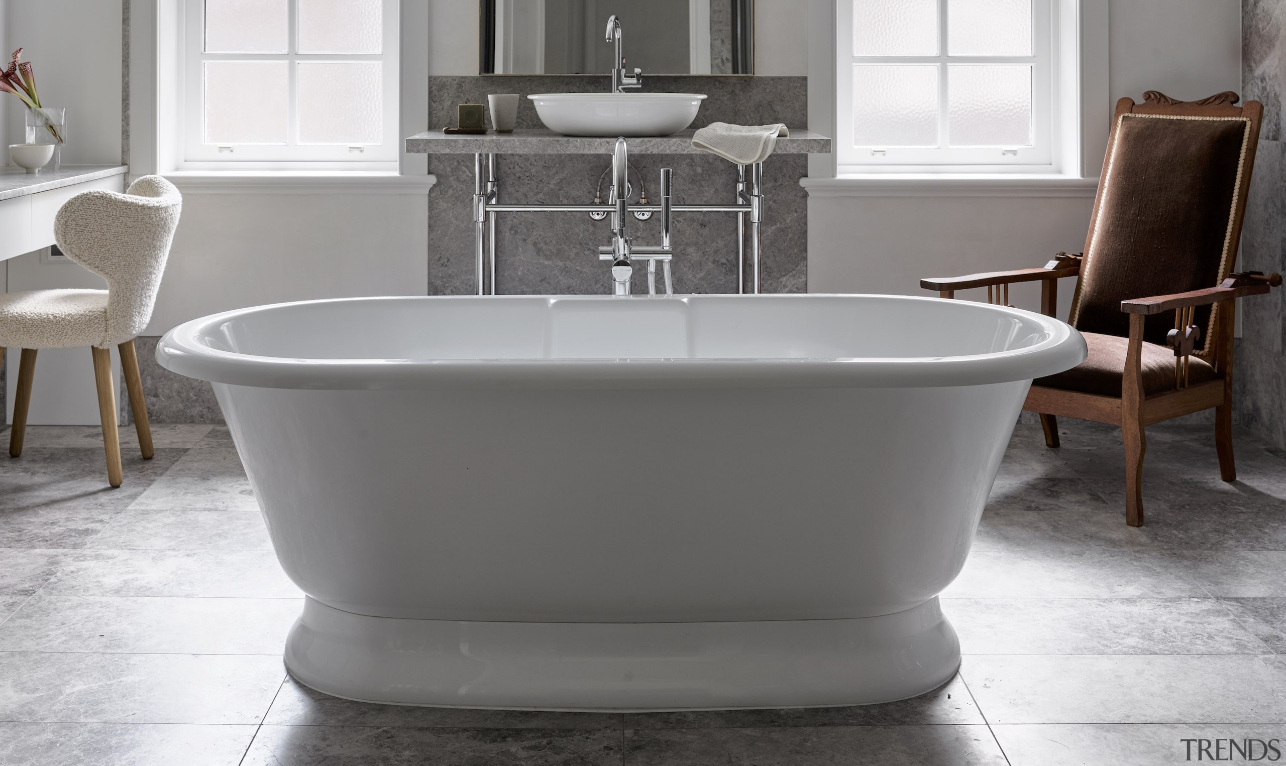 Making a splash – a free standing tub 