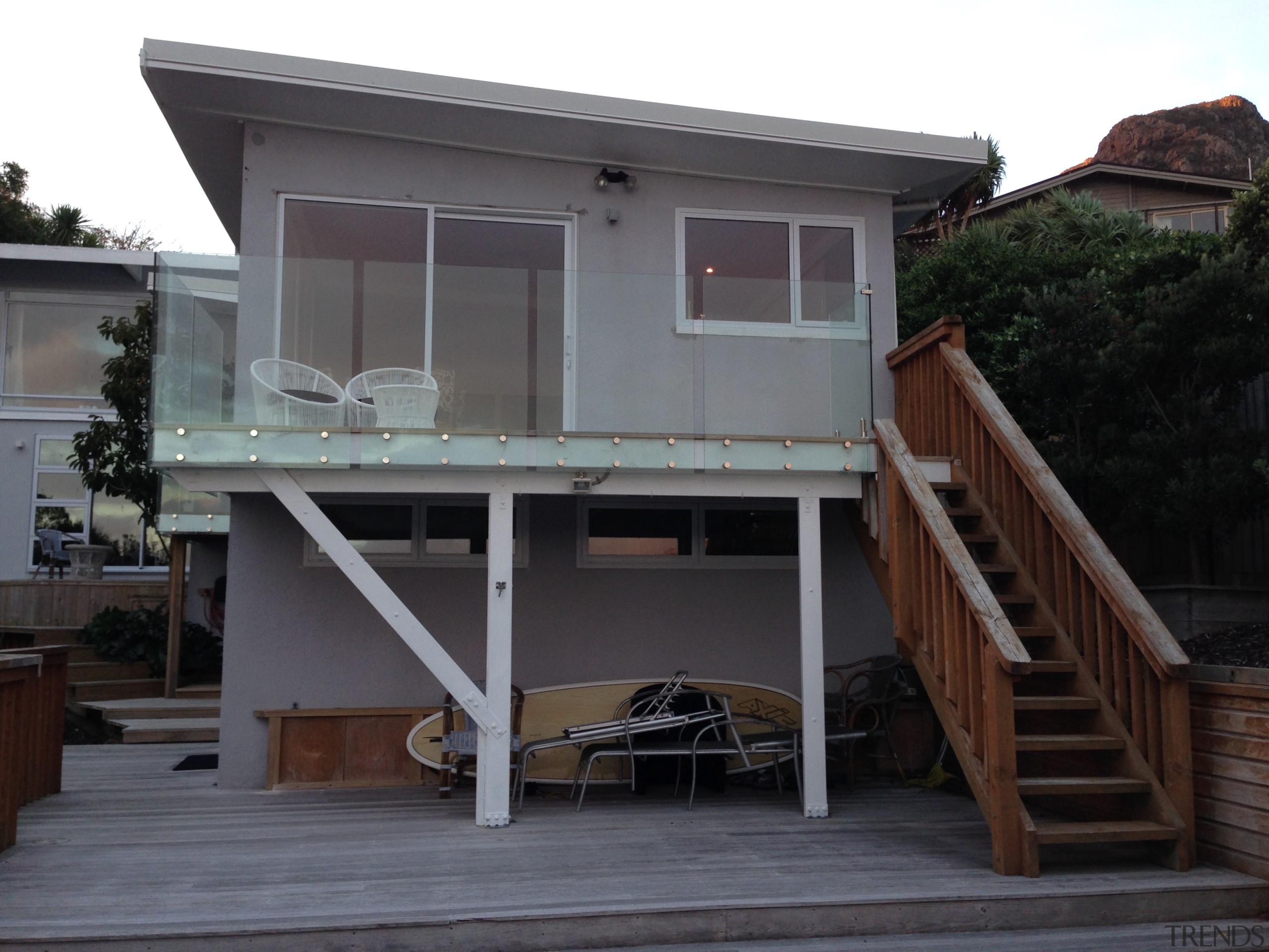 The unrecognisable home before renovation. - Through the 