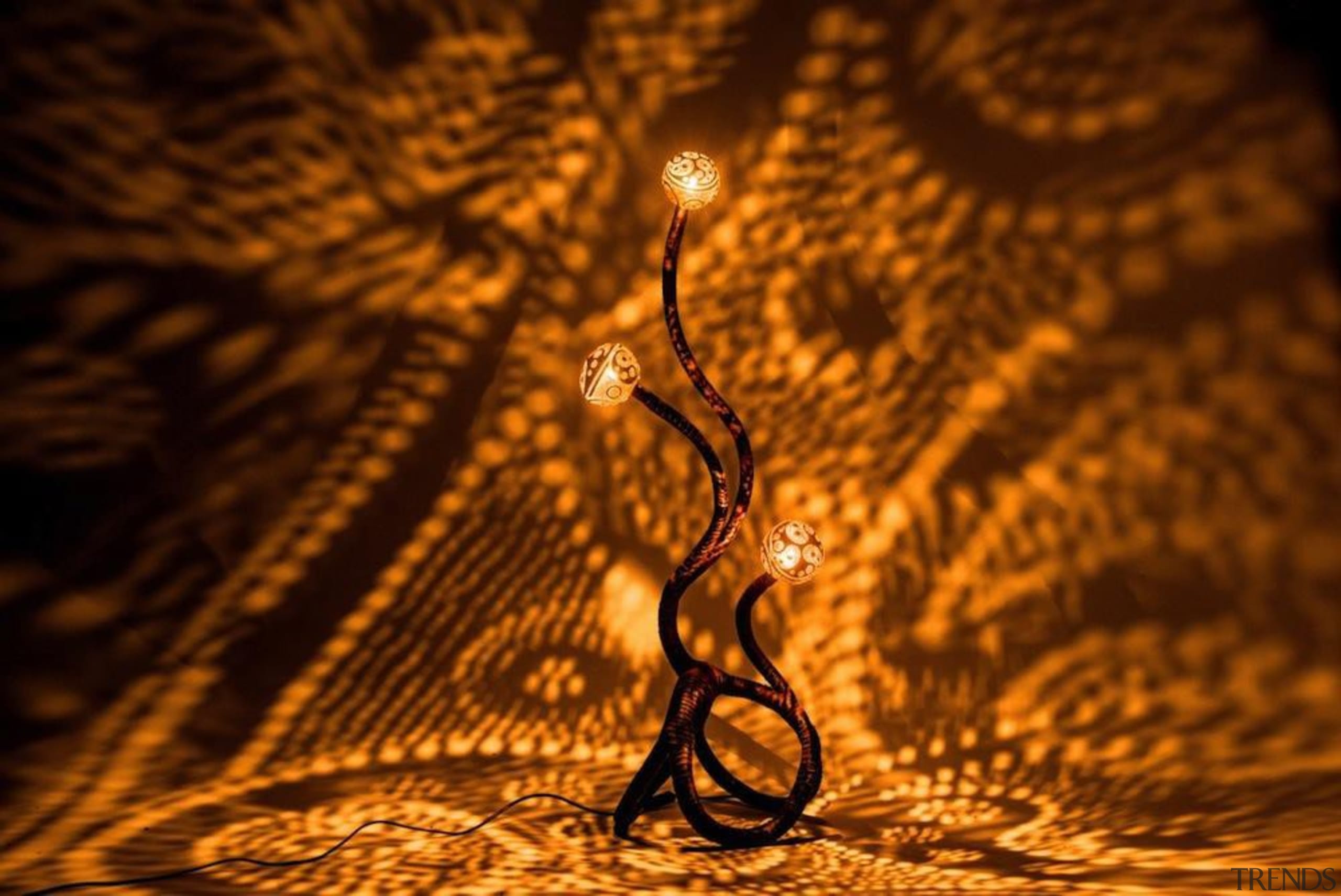 These handcrafted lamps by Vainius Kubilius not only light, macro photography, organism, brown