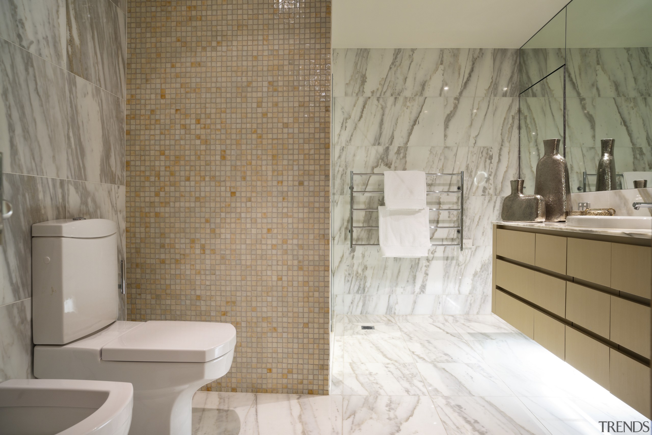 Touch of splendour  apartment by designer and architecture, bathroom, floor, flooring, home, interior design, room, tile, wall, gray, brown