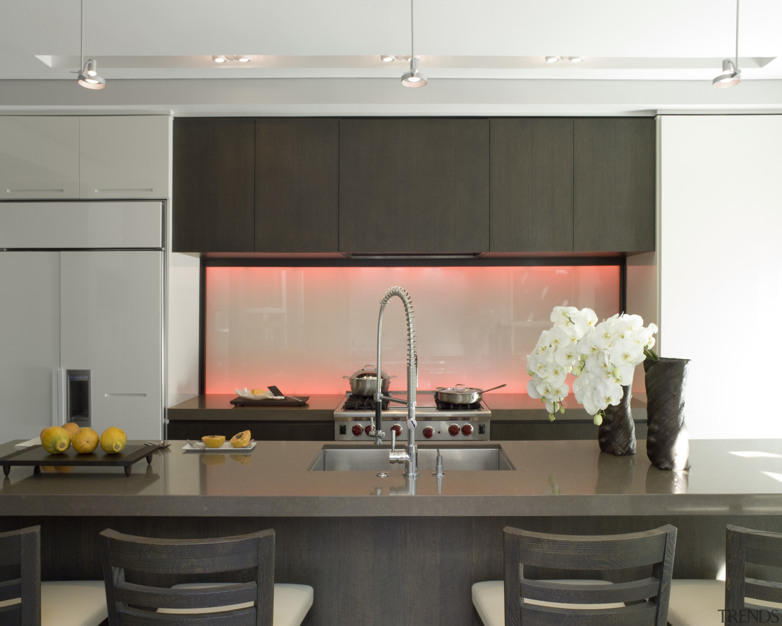 interior kitchen views of a renovated Victorian residence countertop, interior design, kitchen, table, white, black