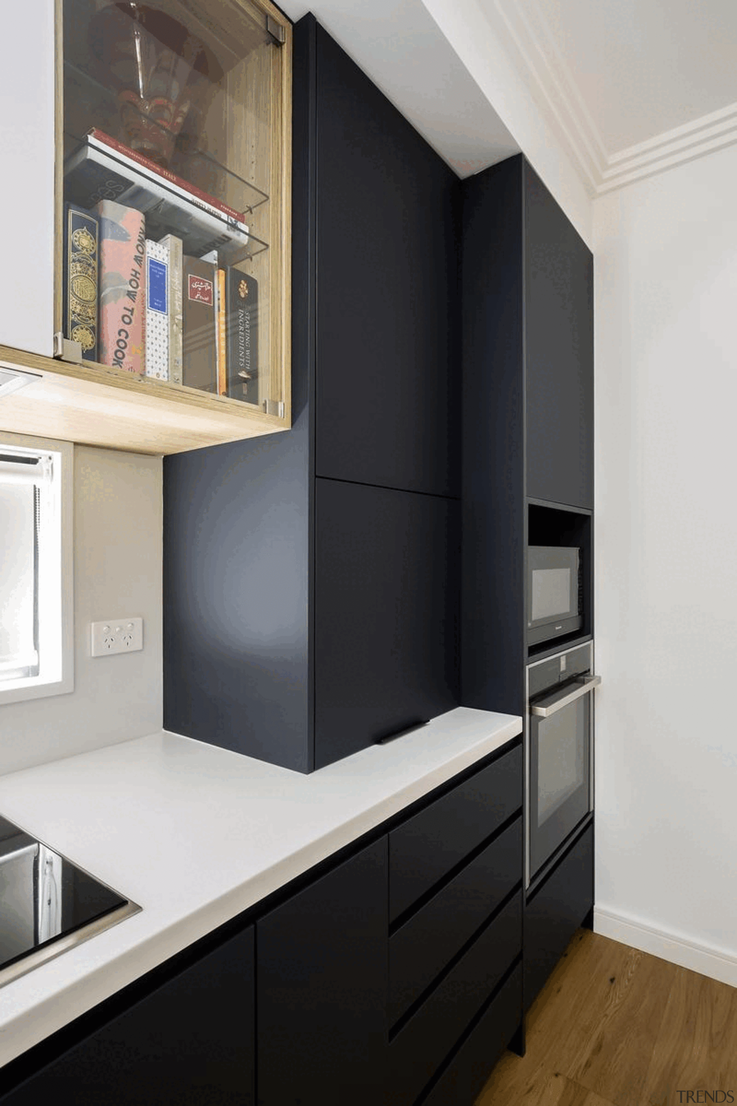 Clever cabinetry solutions were integral to this design. 