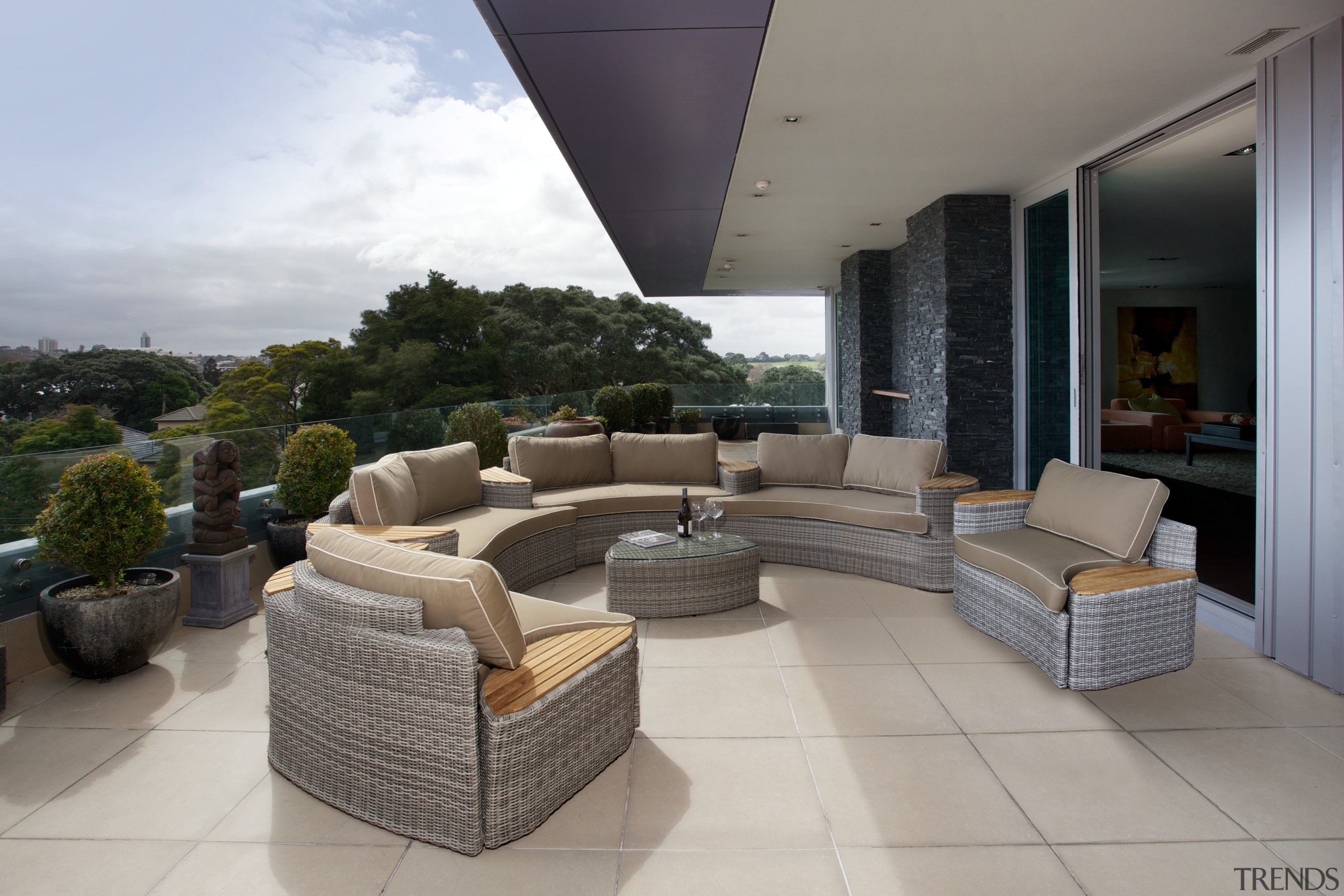 The Bermuda Suite of outdoor furniture from Top estate, furniture, interior design, living room, patio, property, real estate, gray