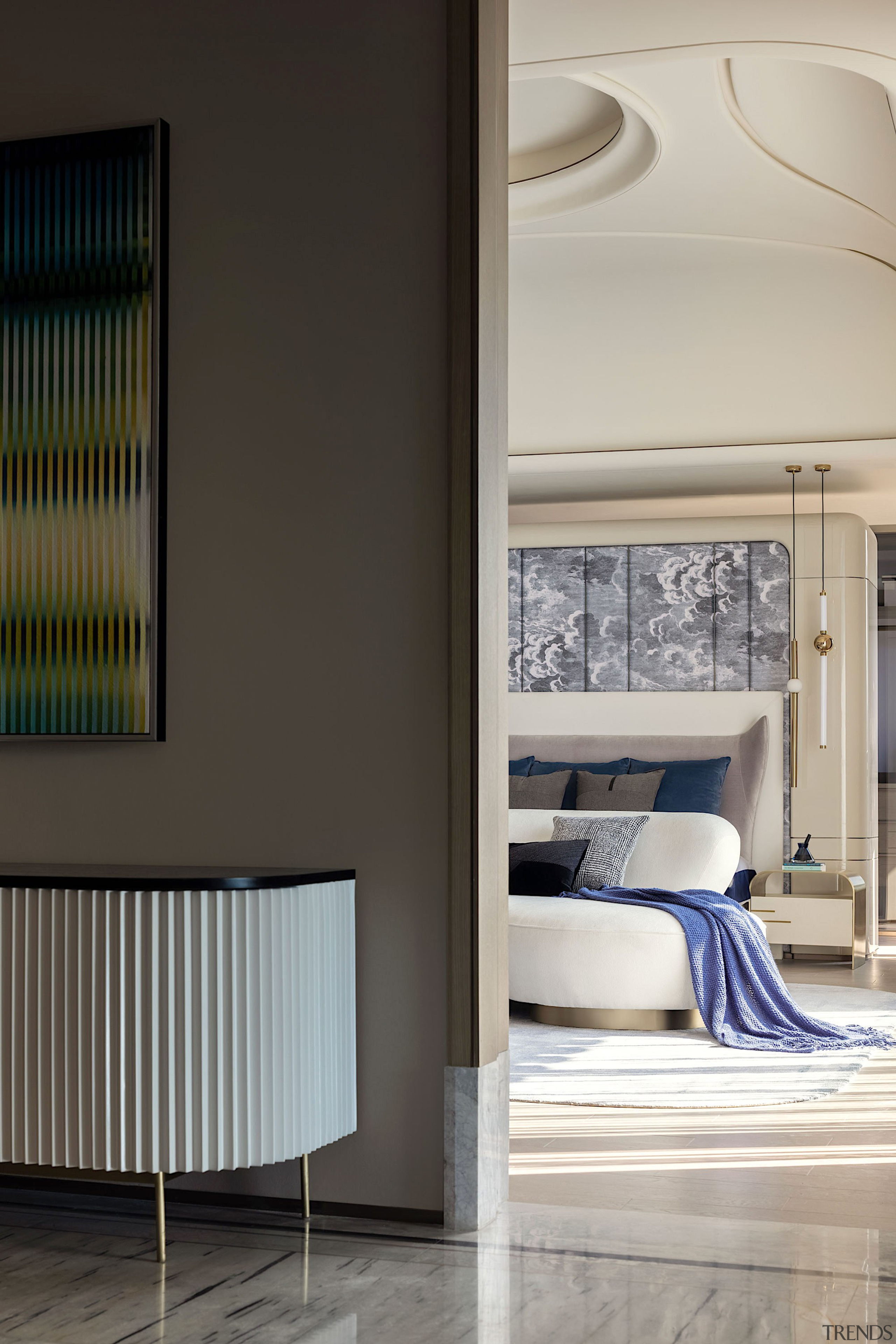 A view from the sitting room to the 