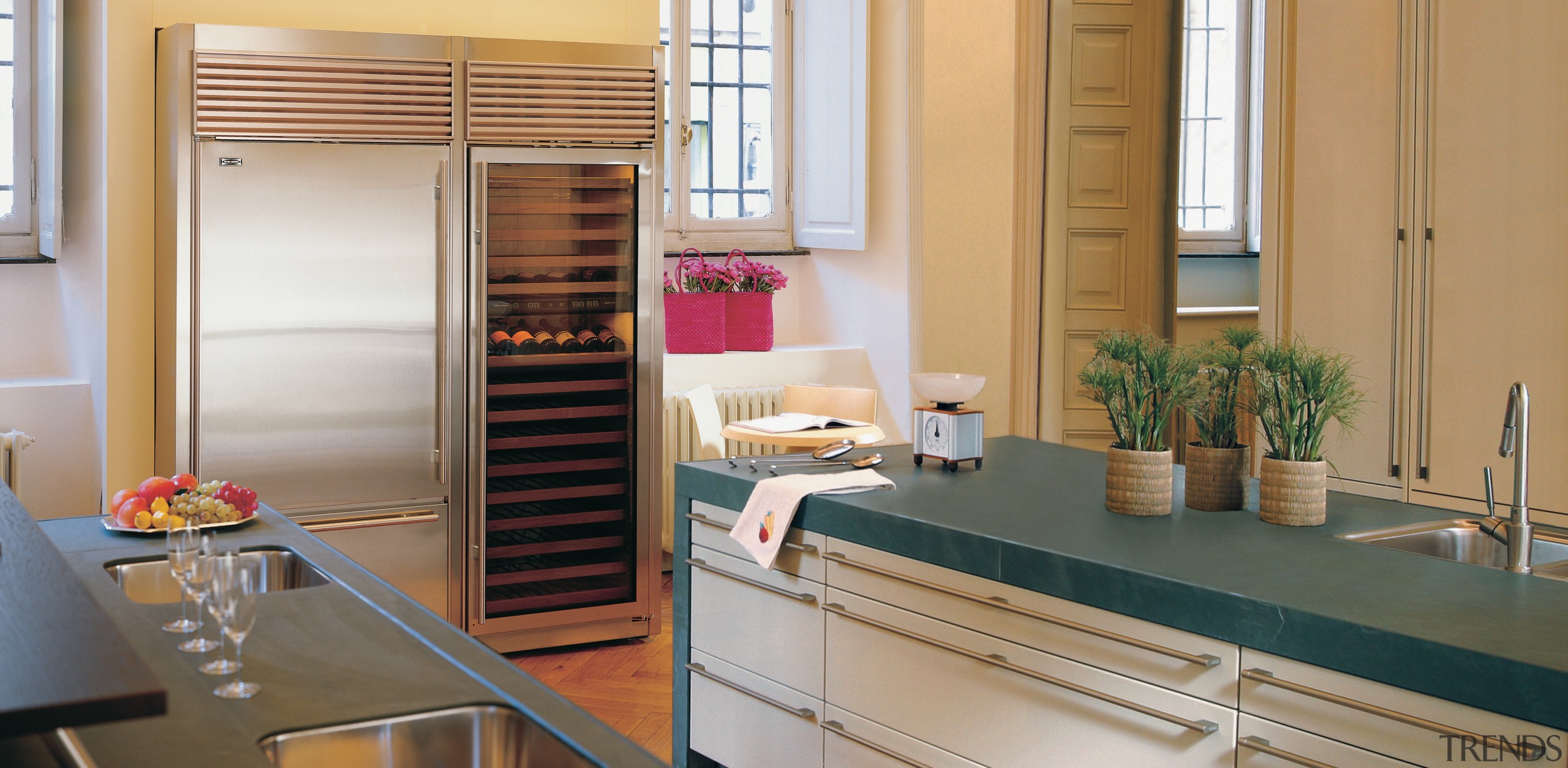 Appliance specialist Westye keeps a sharp eye on countertop, interior design, kitchen, room, window, gray
