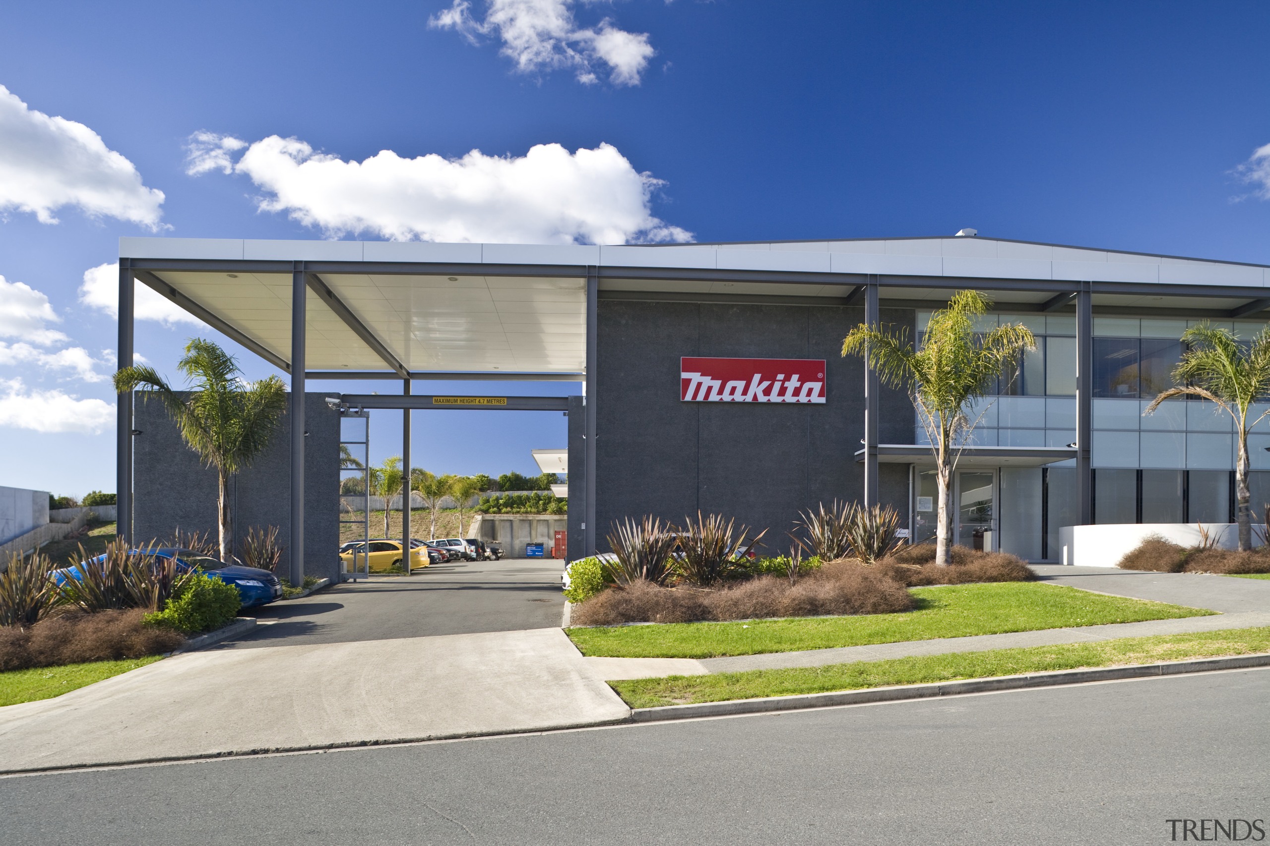 external view (Makita) of inteplex@albany developed by northbridge commercial building, corporate headquarters, home, property, real estate, gray