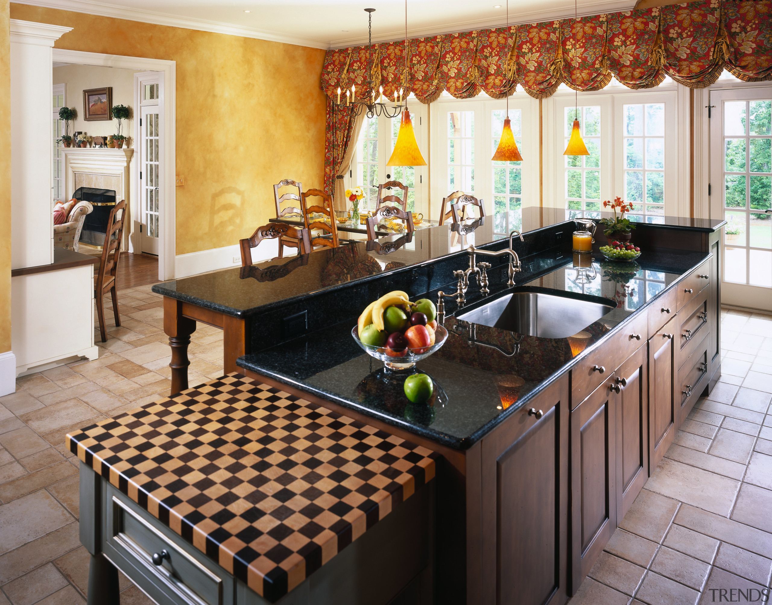 View of this traditional kitchen - View of countertop, interior design, kitchen, real estate, white