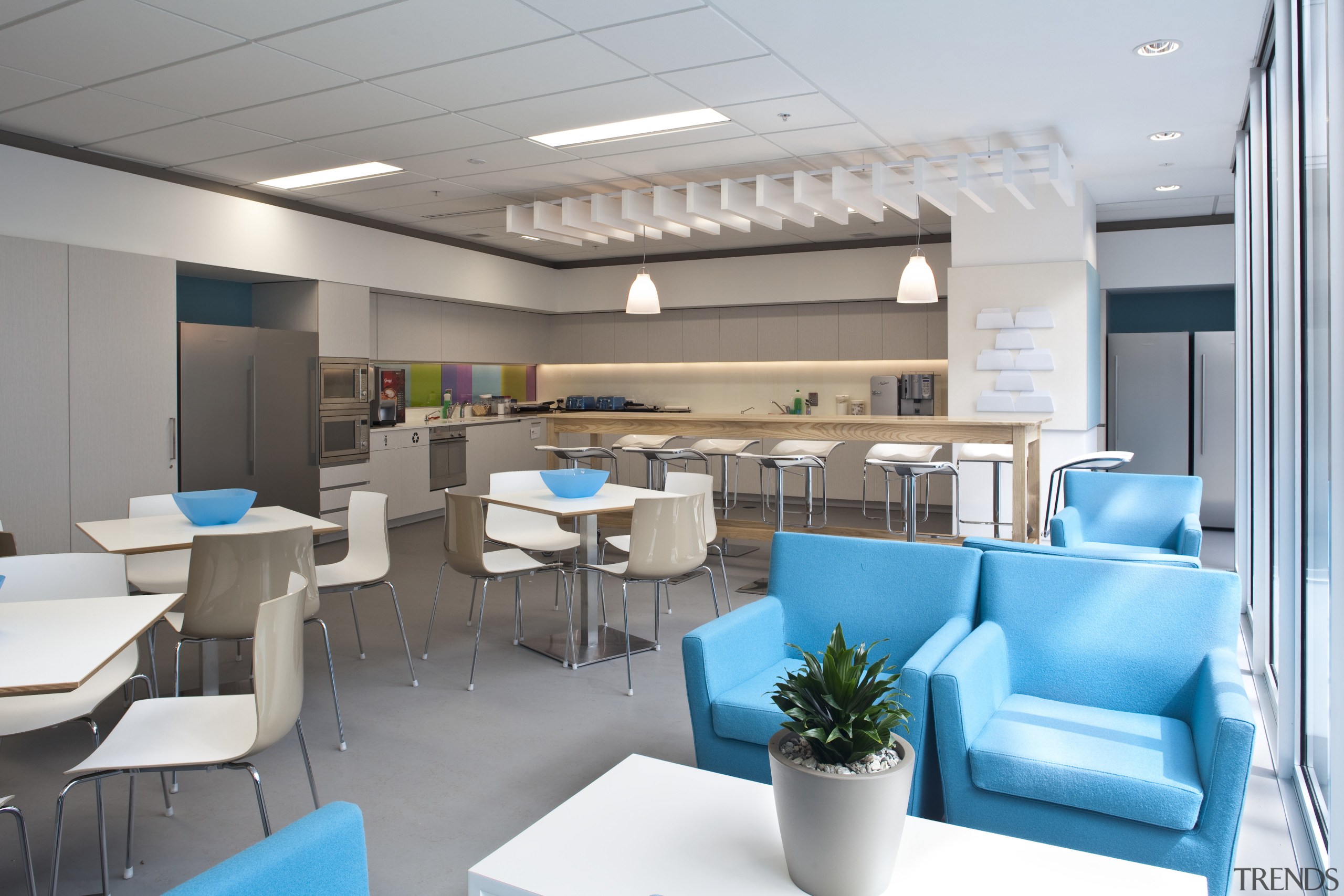 View of the Aserton Centre with glass roofed interior design, product design, gray