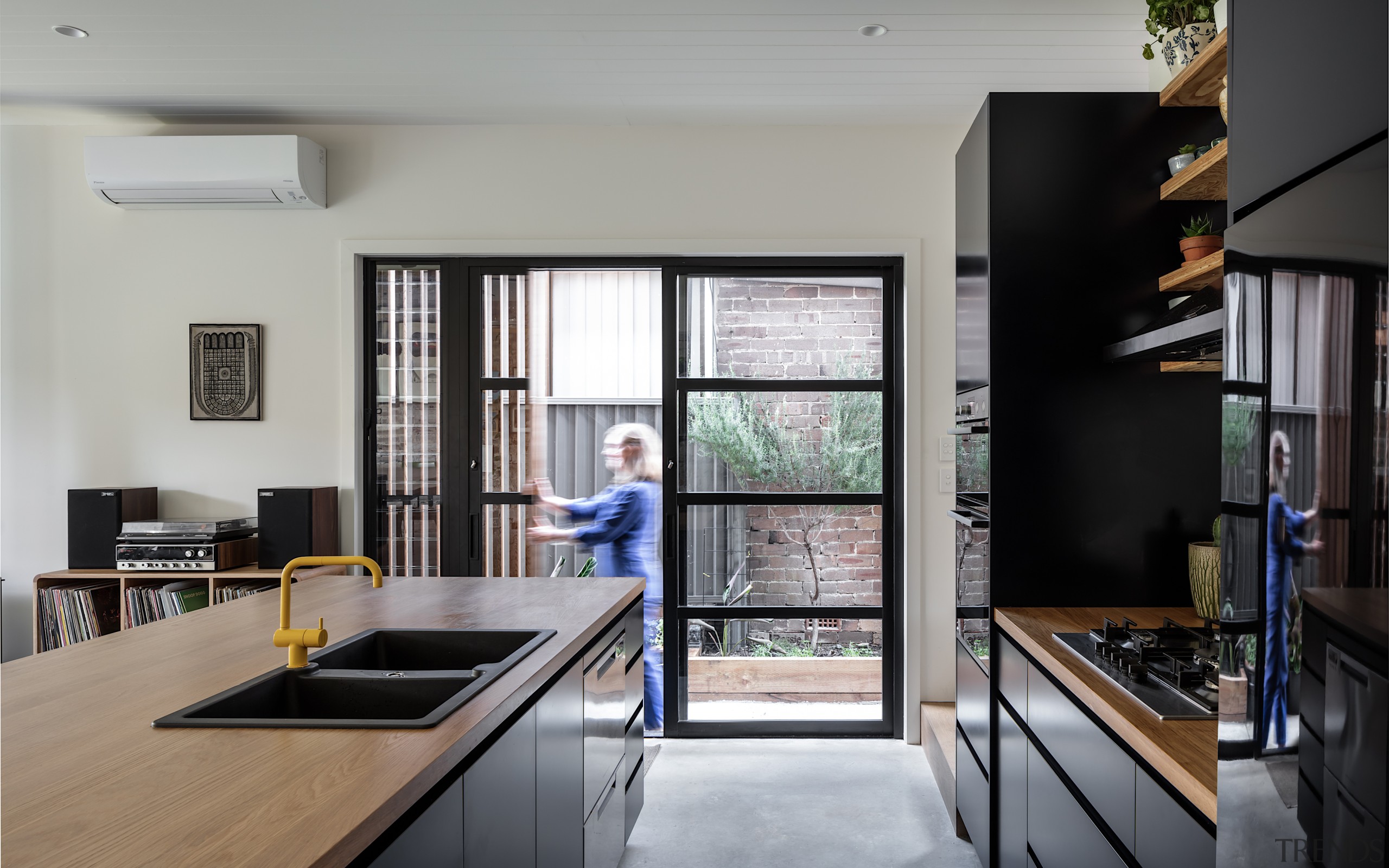 Guest now enter from the rear or side 