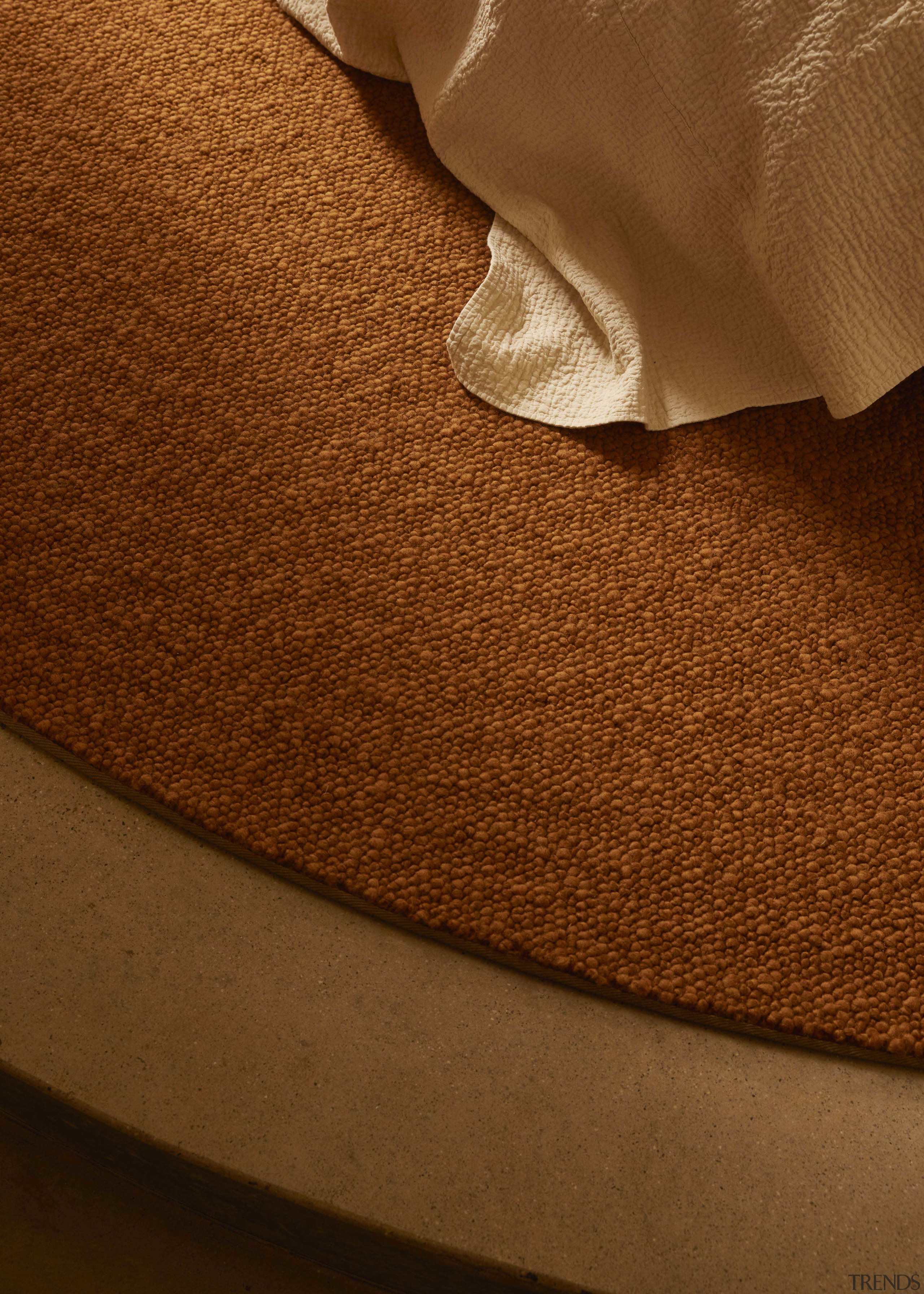 Detail of Galet Sienna Readymade rug – crafted 