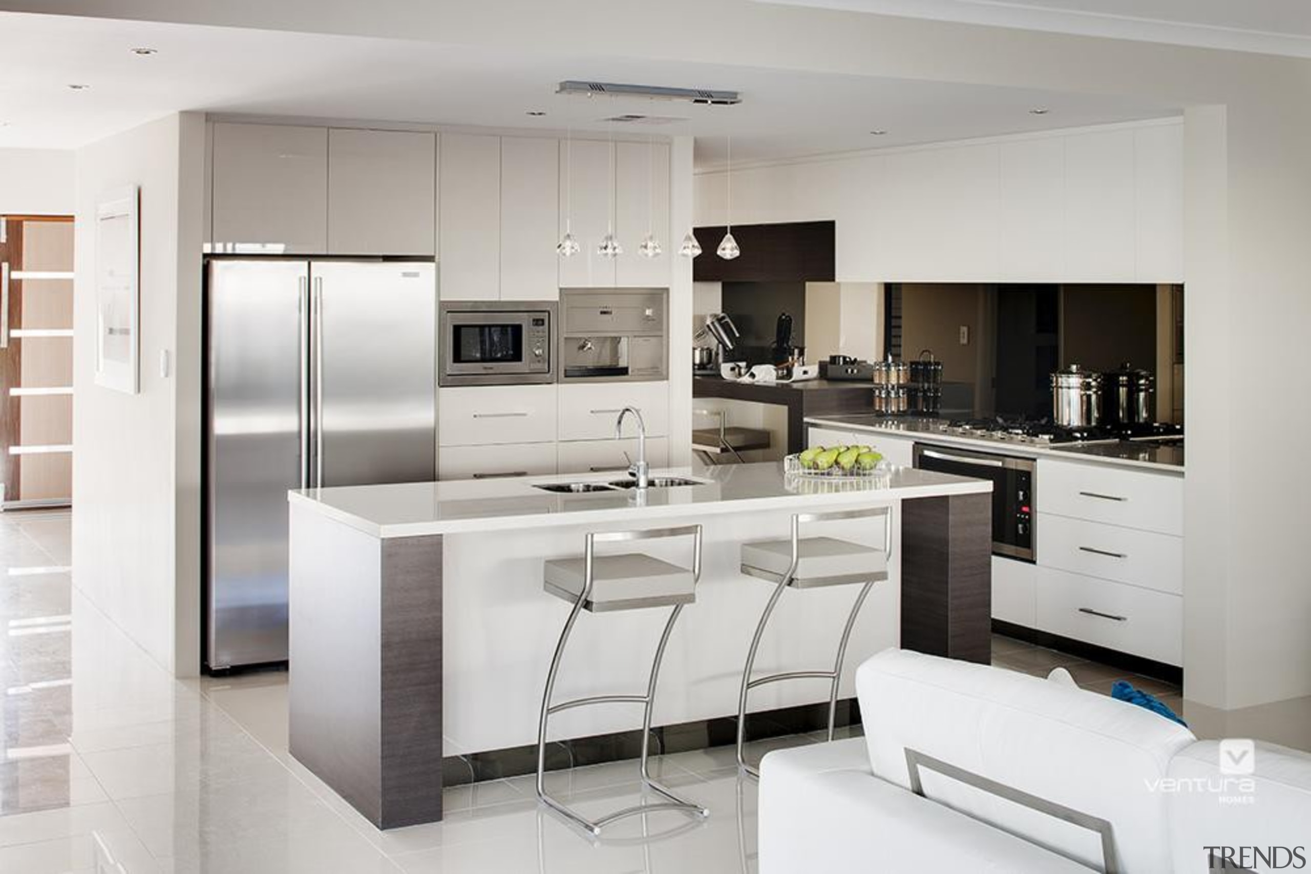 Kitchen design. - The New Dimension Display Home cabinetry, countertop, cuisine classique, home appliance, interior design, interior designer, kitchen, product design, gray