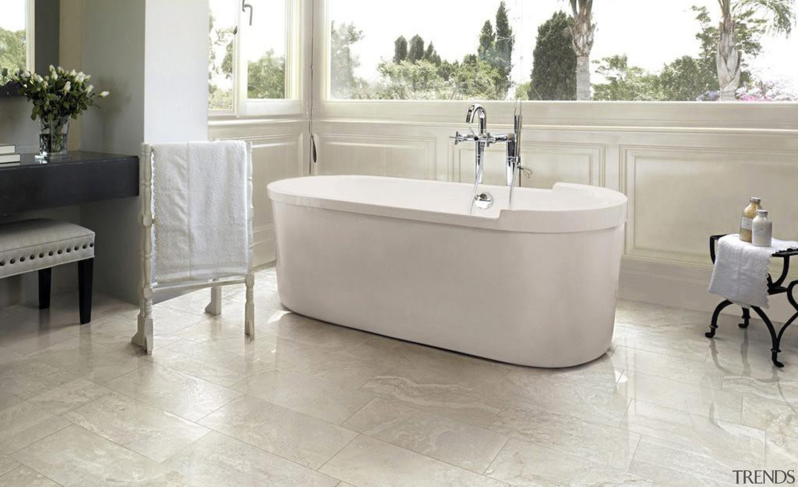 travertino white bathroom floor tiles - Travertino Crosscut bathroom, bathroom sink, bathtub, ceramic, floor, flooring, hardwood, laminate flooring, plumbing fixture, product, product design, tap, tile, wood flooring, gray