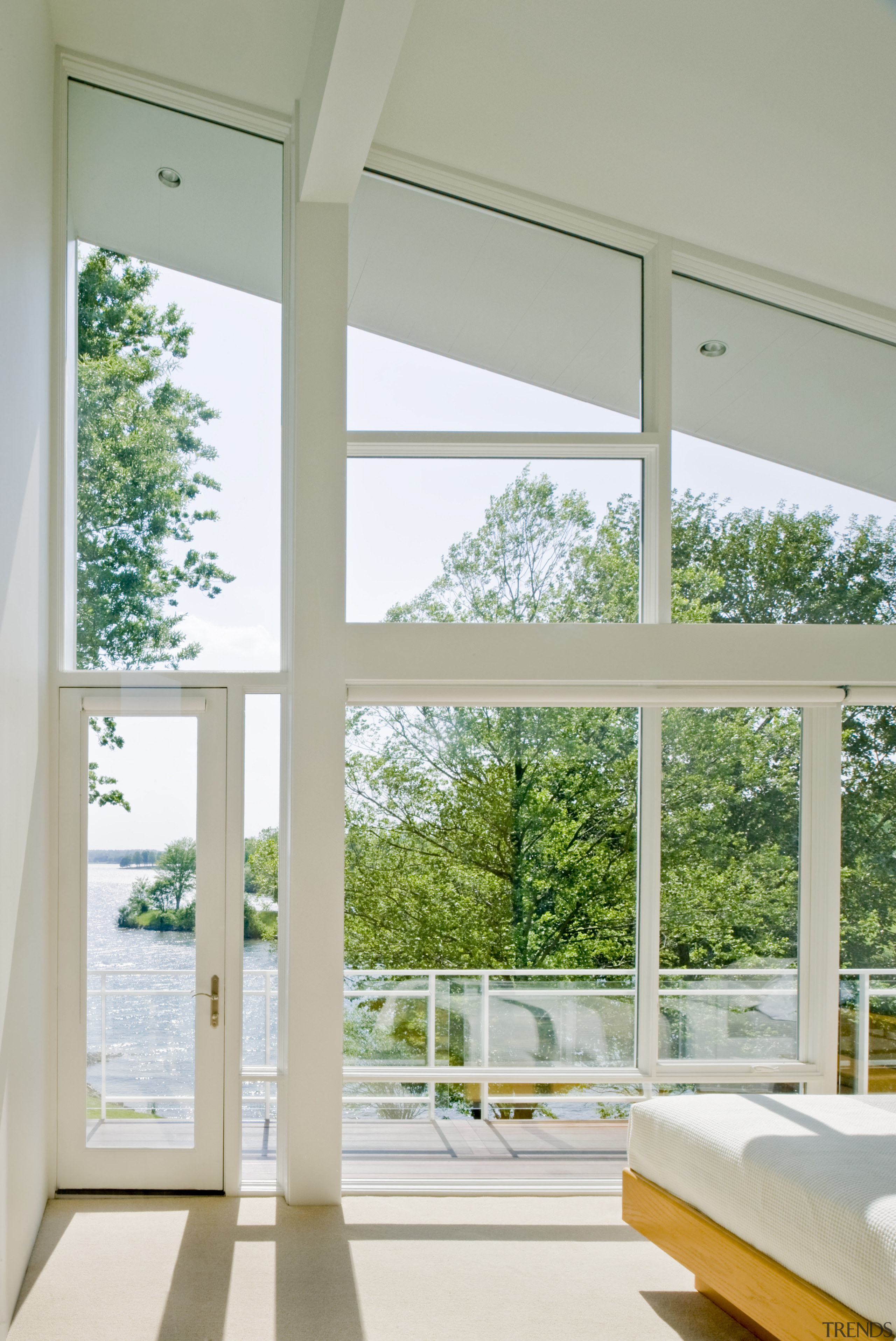 View of window. - View of window. - architecture, daylighting, door, home, house, interior design, real estate, sash window, window, window covering, gray