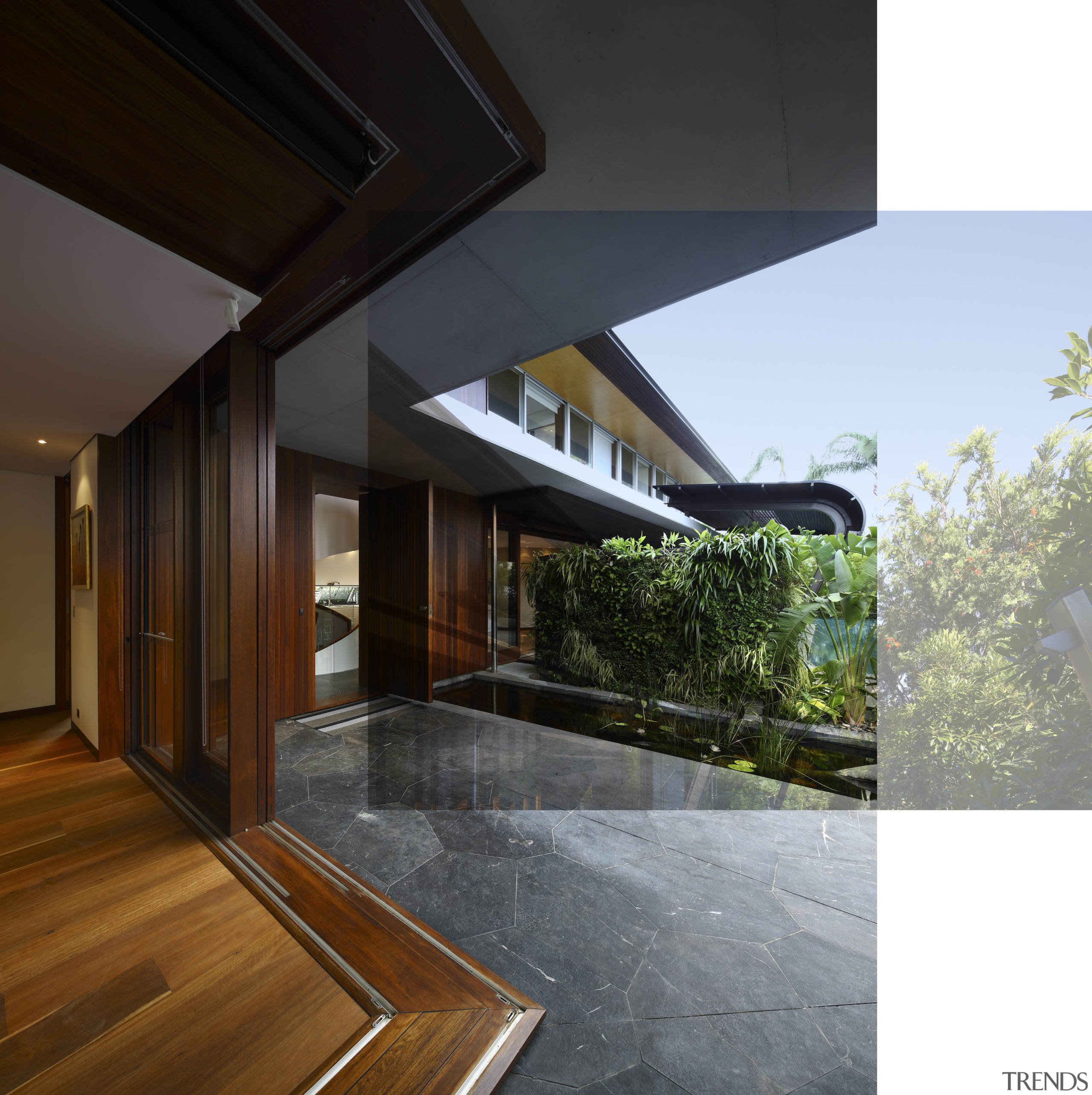 Exterior view of this contemporary home by Arkhefield architecture, estate, facade, home, house, interior design, property, real estate, window, black